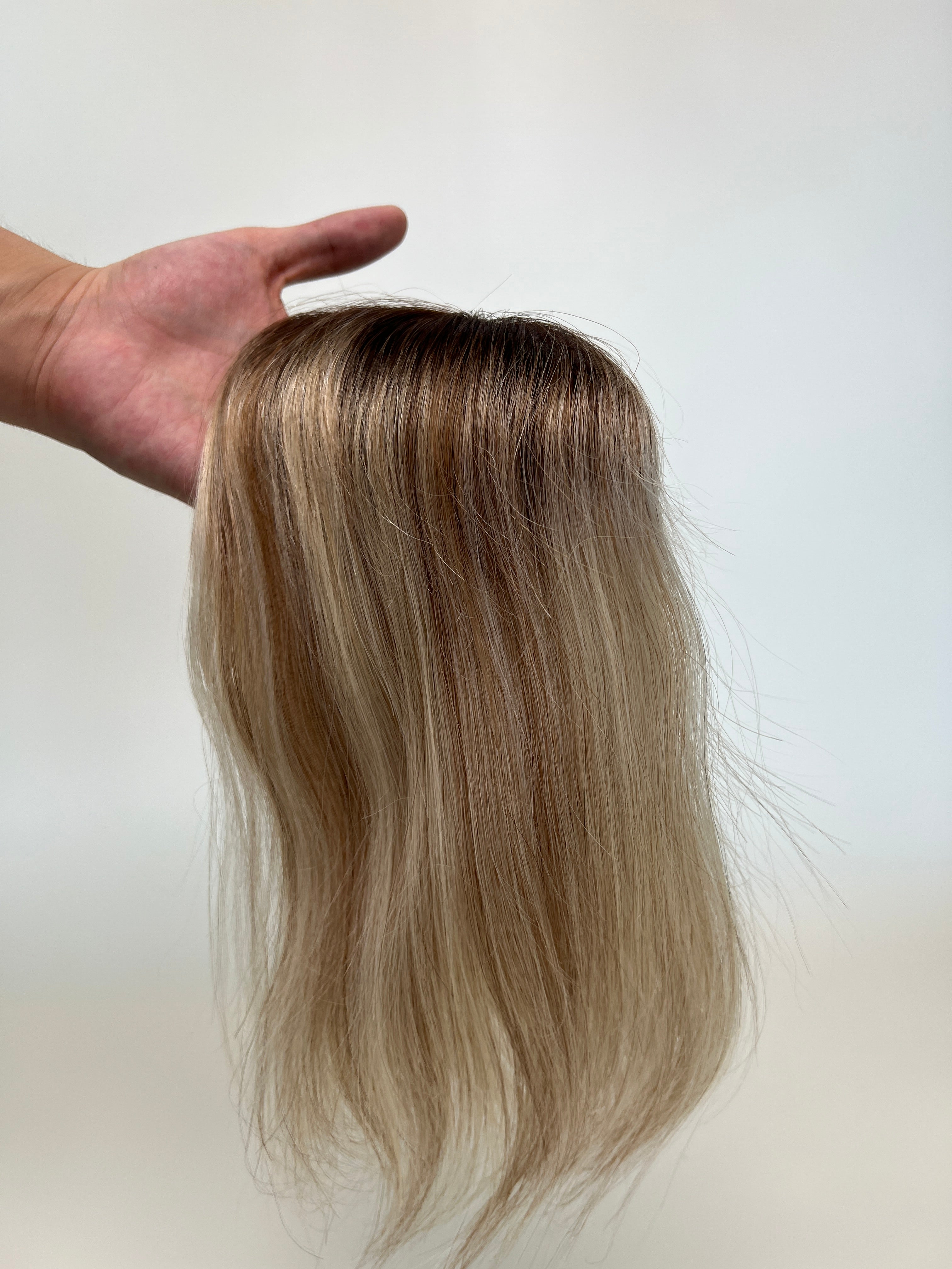 Silk Base Lace Front Wig | 100% Human Hair | 12 Inch Straight | 4.5″x5″ Full Lace | Free Parting (#4/BC/SA)