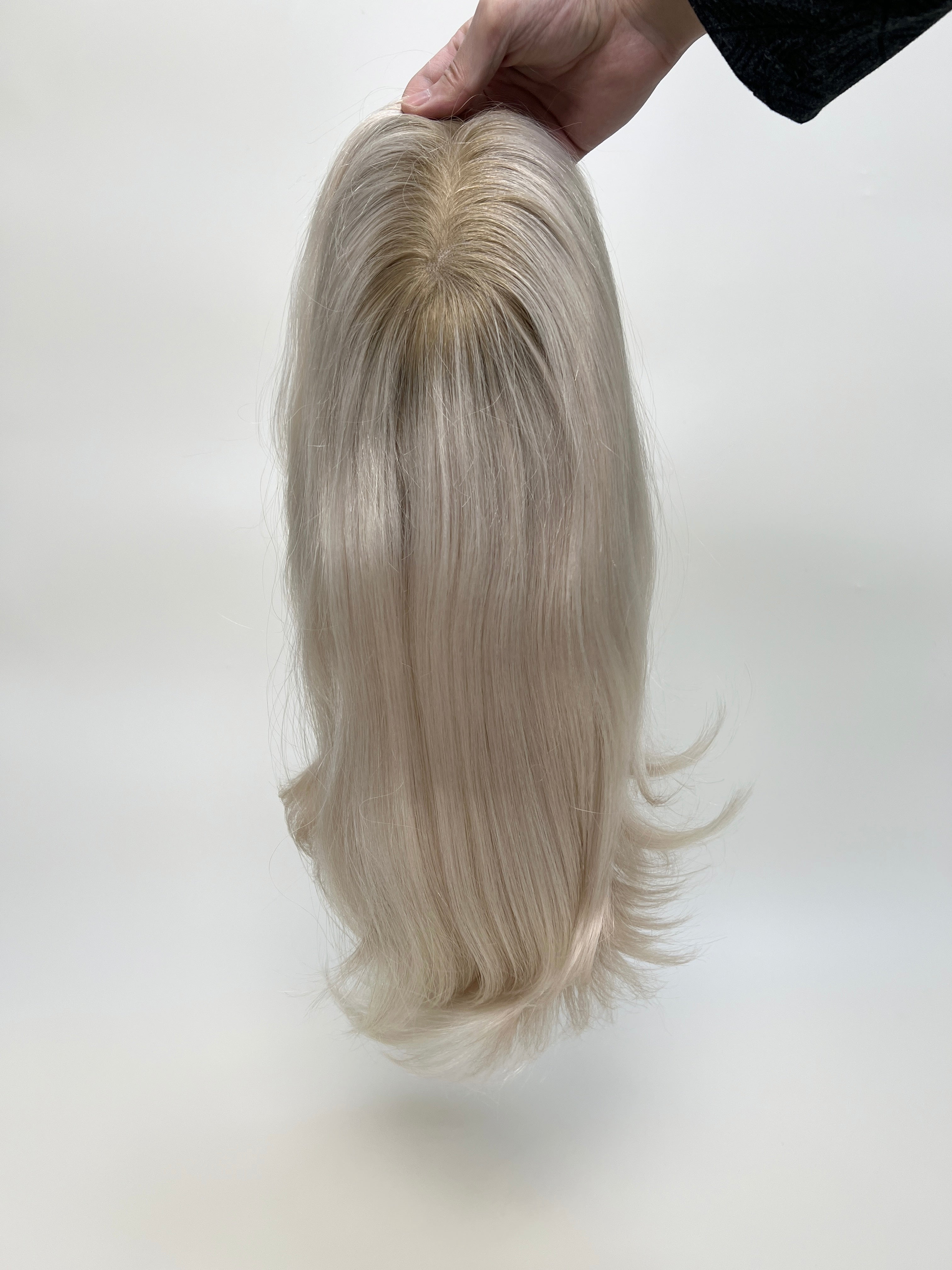 SilkCraftWigs MT11 | Long Straight Wig | Lace Front + Mono Top + Weft Back | 14.5″ | Multi-Color Options