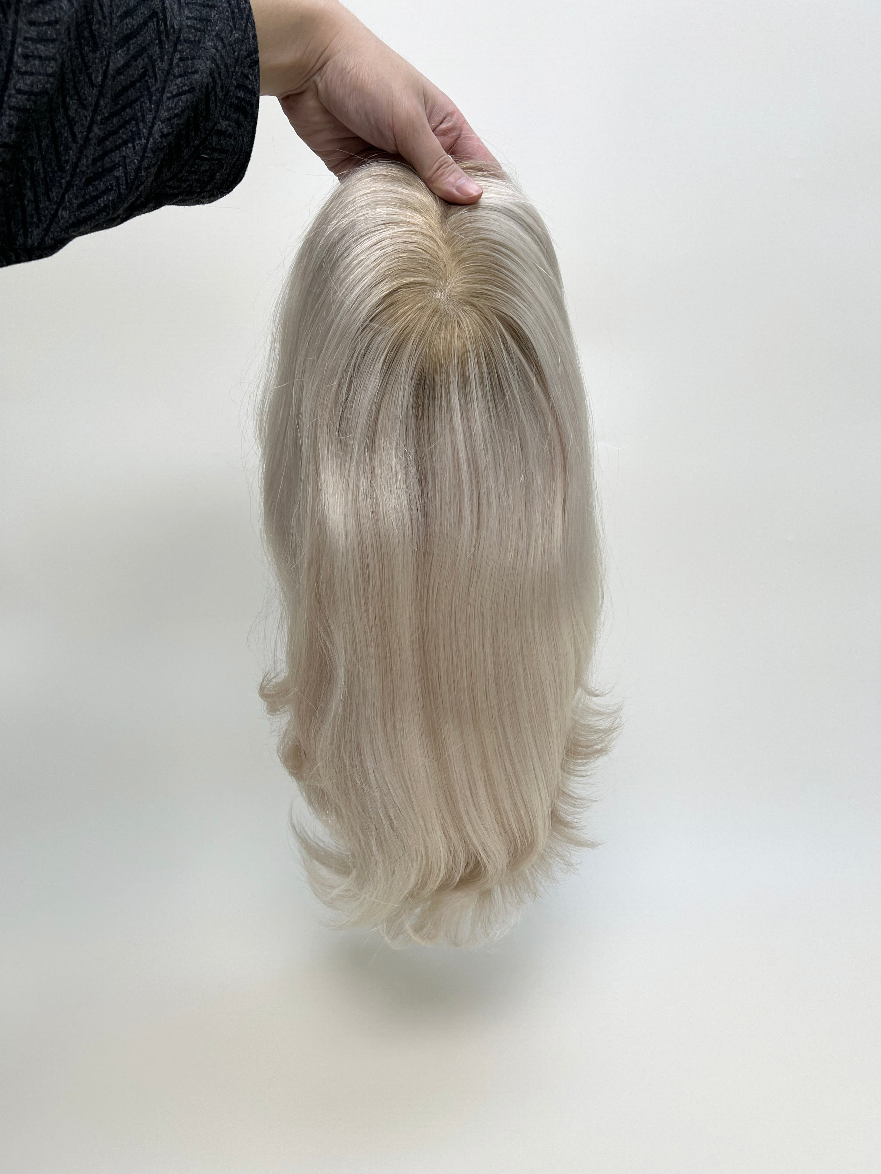 SilkCraftWigs MT11 | Long Straight Wig | Lace Front + Mono Top + Weft Back | 14.5″ | Multi-Color Options