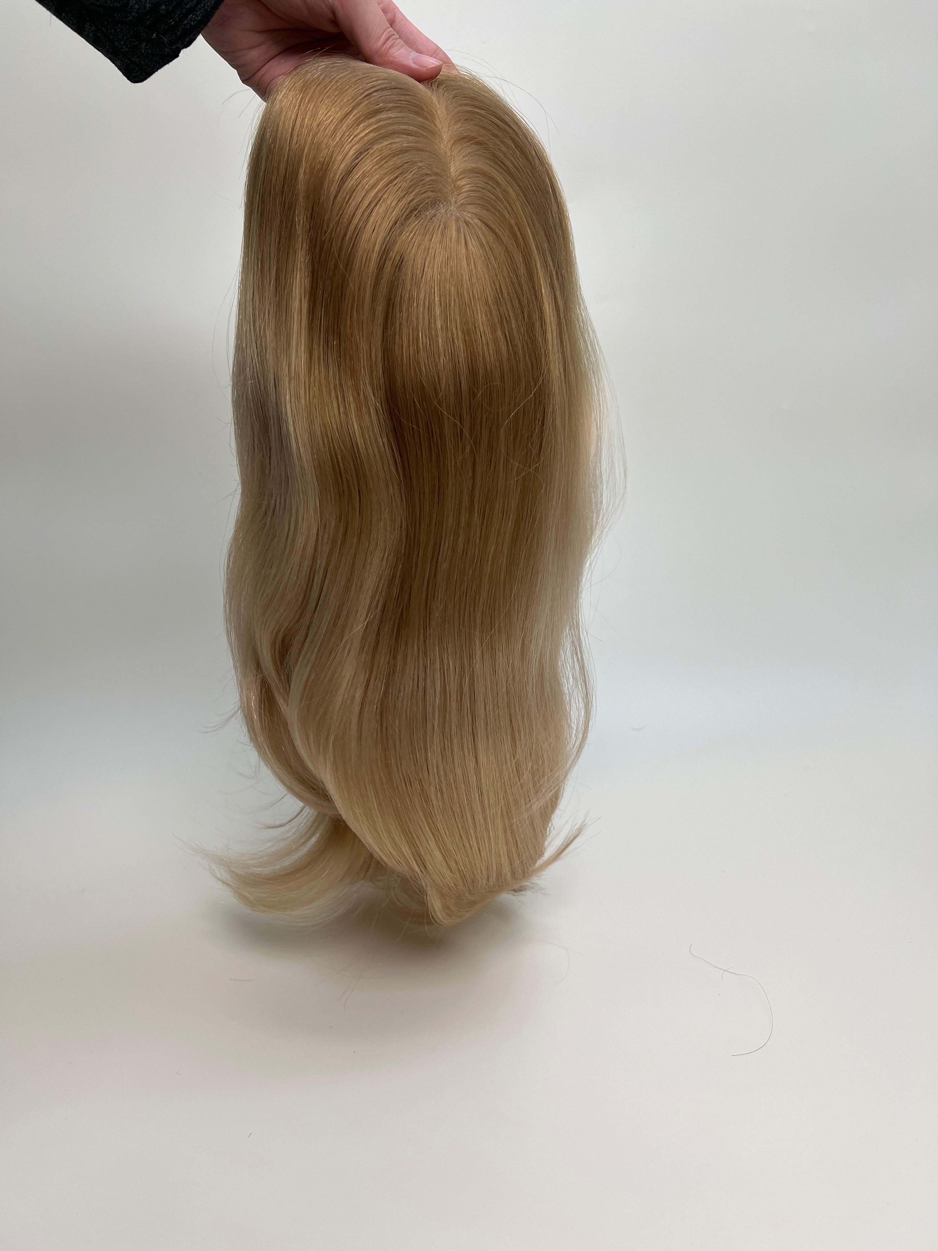 SilkCraftWigs MW51 | 13″ Straight Human Hair Wig | Welded Lace Front & Mono Top | 120% Density | 20+ Color Options