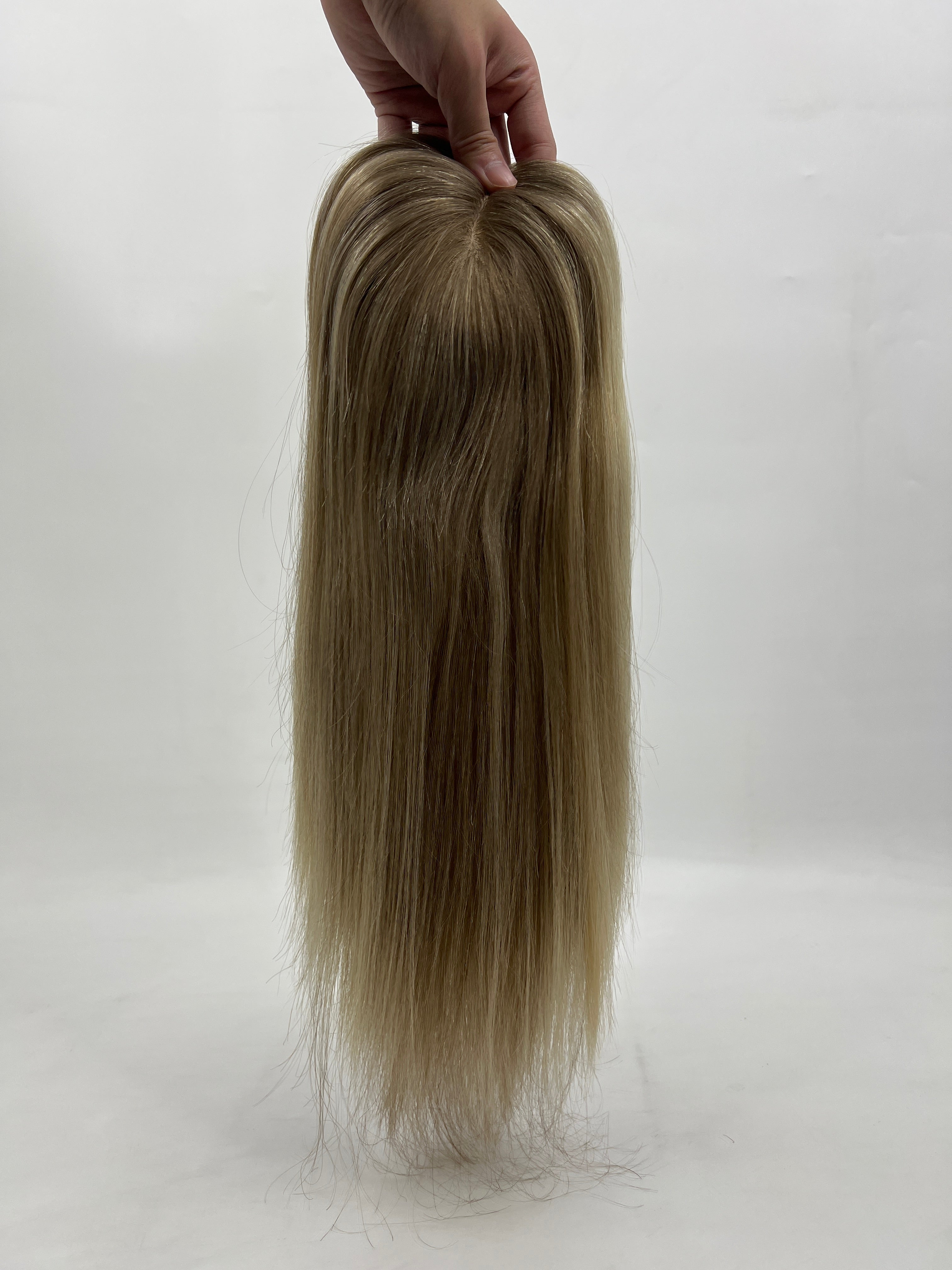 BLT-FS121 | 8x8 Silk Top Wig – Premium European Double Drawn Straight Hair | R24A# Color