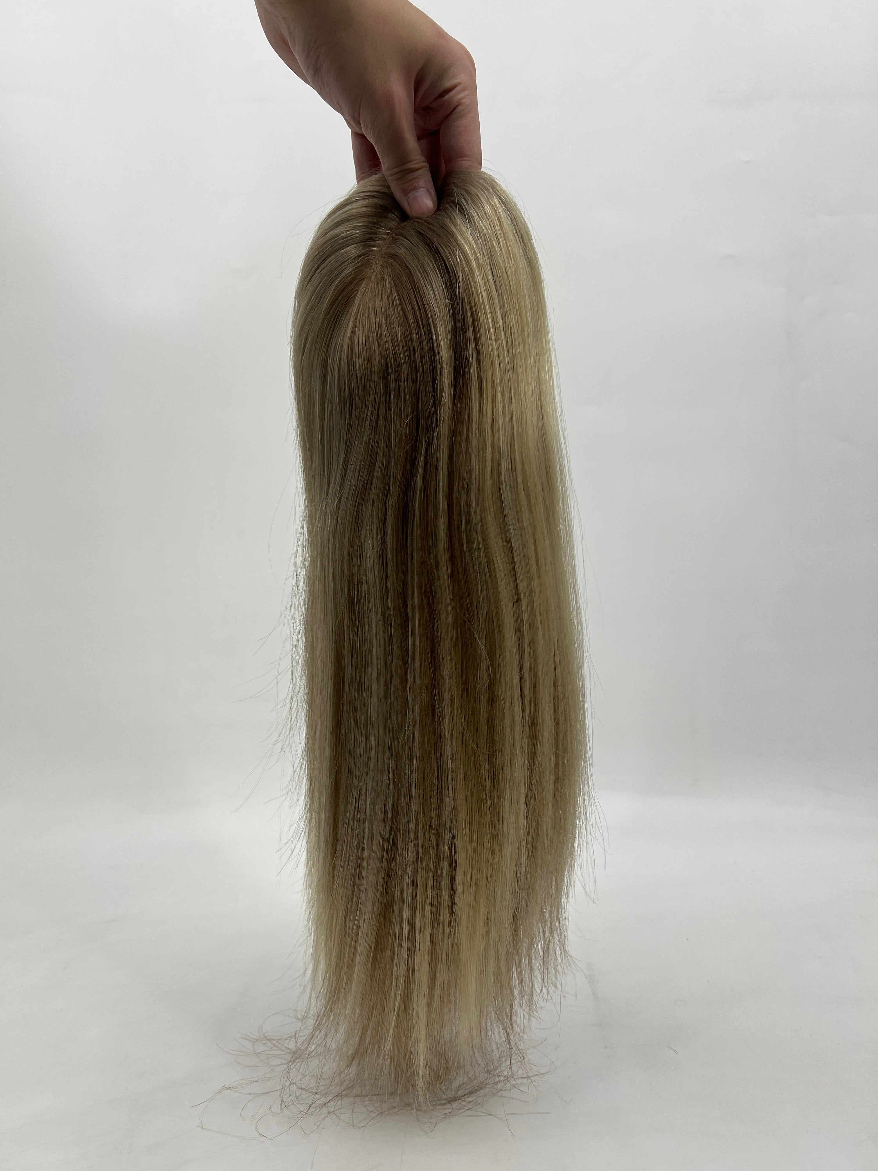 BLT-FS121 | 8x8 Silk Top Wig – Premium European Double Drawn Straight Hair | R24A# Color