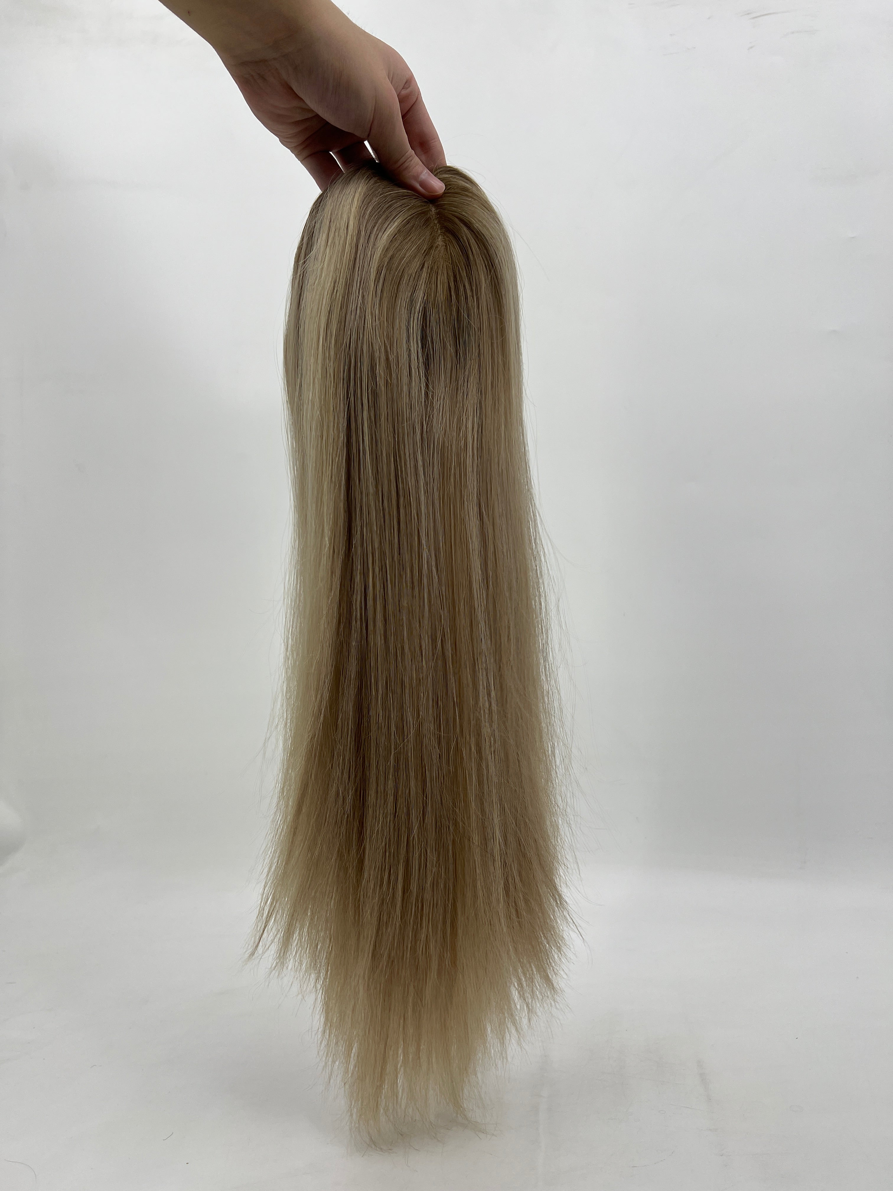 BLT-FS101 | 6×6.5″ Silk Top Wig | European Straight Hair | R26AL#-601R Blend | 130% Density