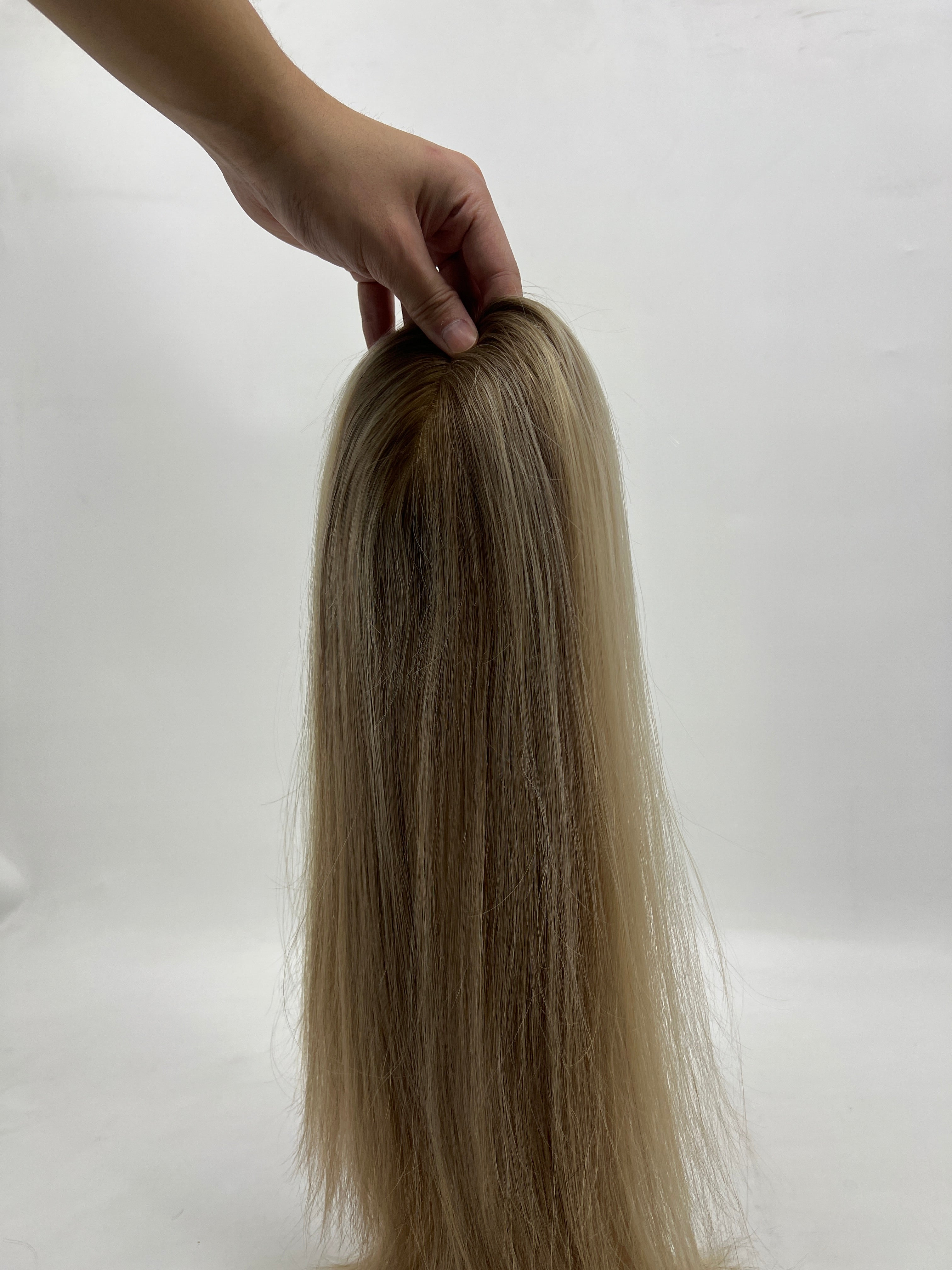 BLT-FS101 | 6×6.5″ Silk Top Wig | European Straight Hair | R26AL#-601R Blend | 130% Density