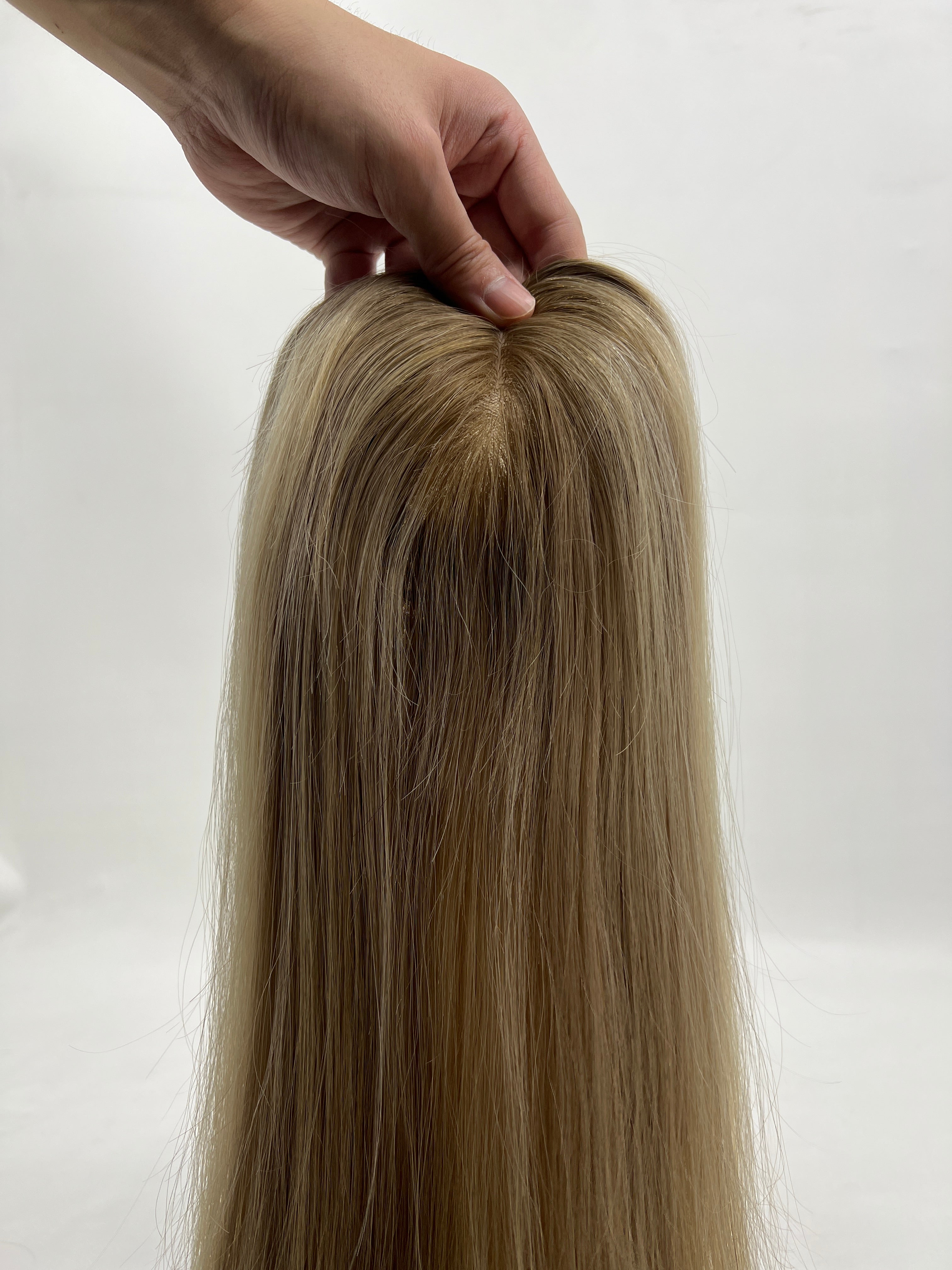 BLT-FS101 | 6×6.5″ Silk Top Wig | European Straight Hair | R26AL#-601R Blend | 130% Density