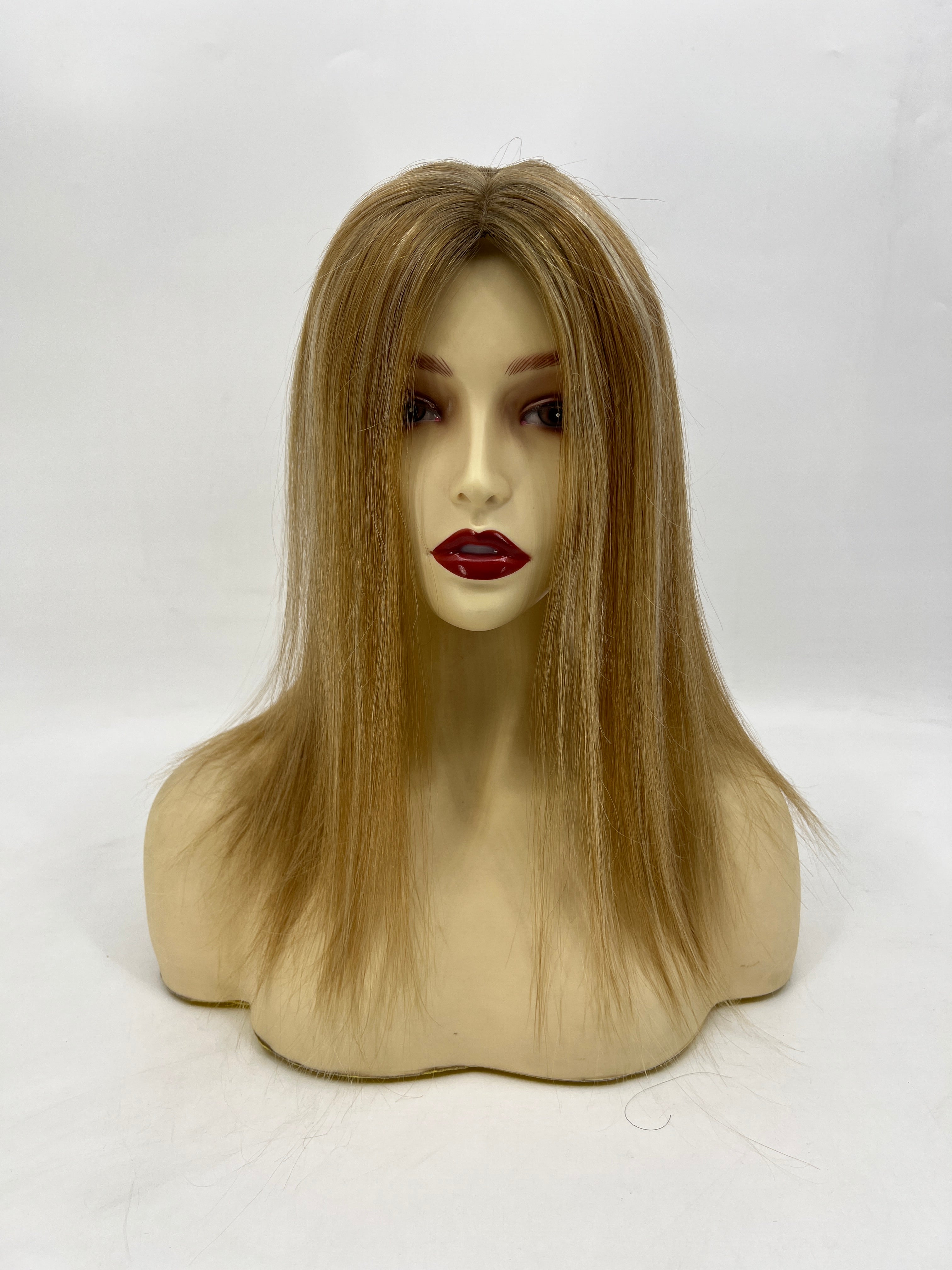 BLT-FF401 | 6×6″ Silk Top & Fishnet Topper | 150% High-Density Virgin Hair | T4/8/60 Blend