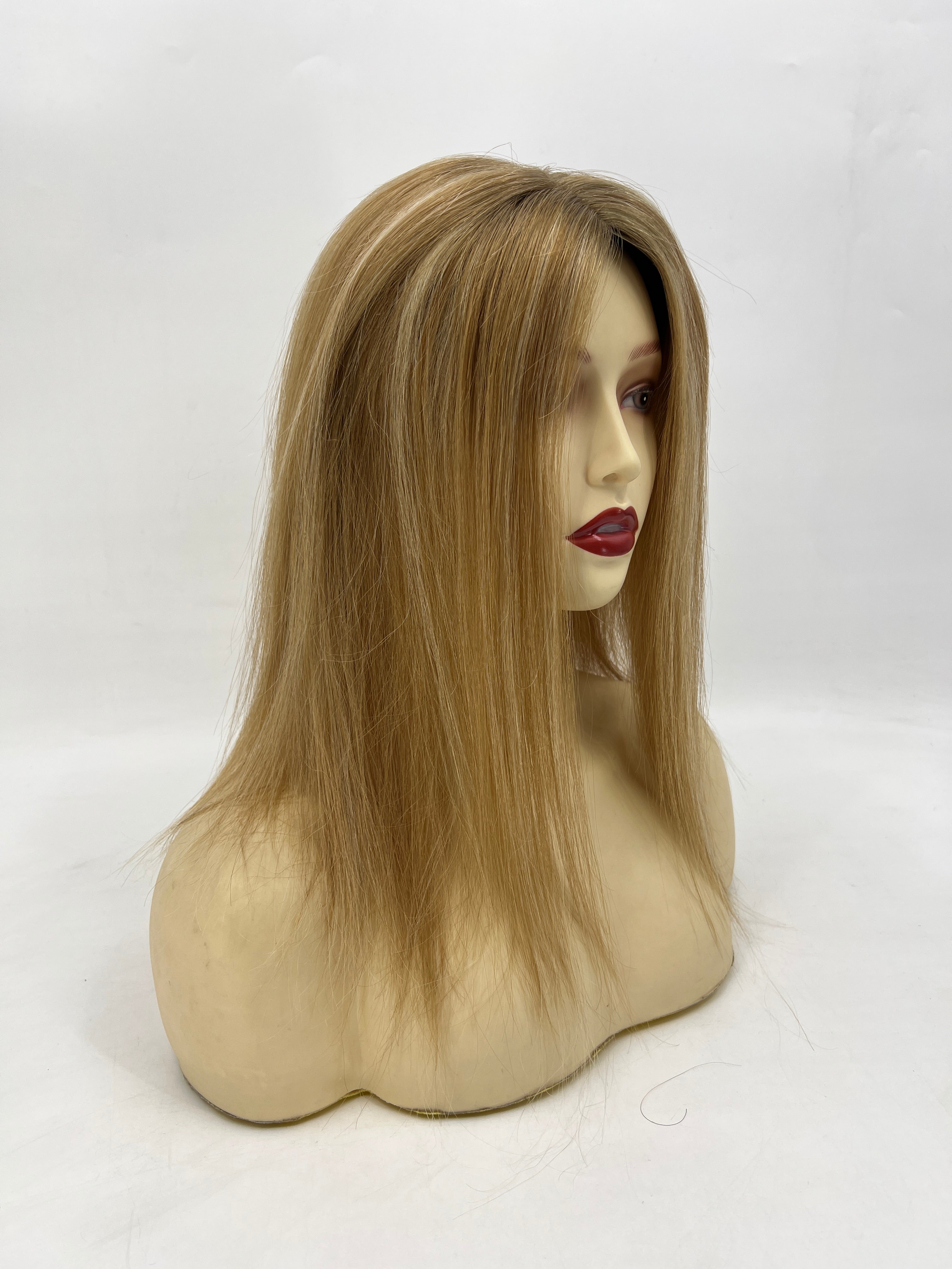 BLT-FF401 | 6×6″ Silk Top & Fishnet Topper | 150% High-Density Virgin Hair | T4/8/60 Blend