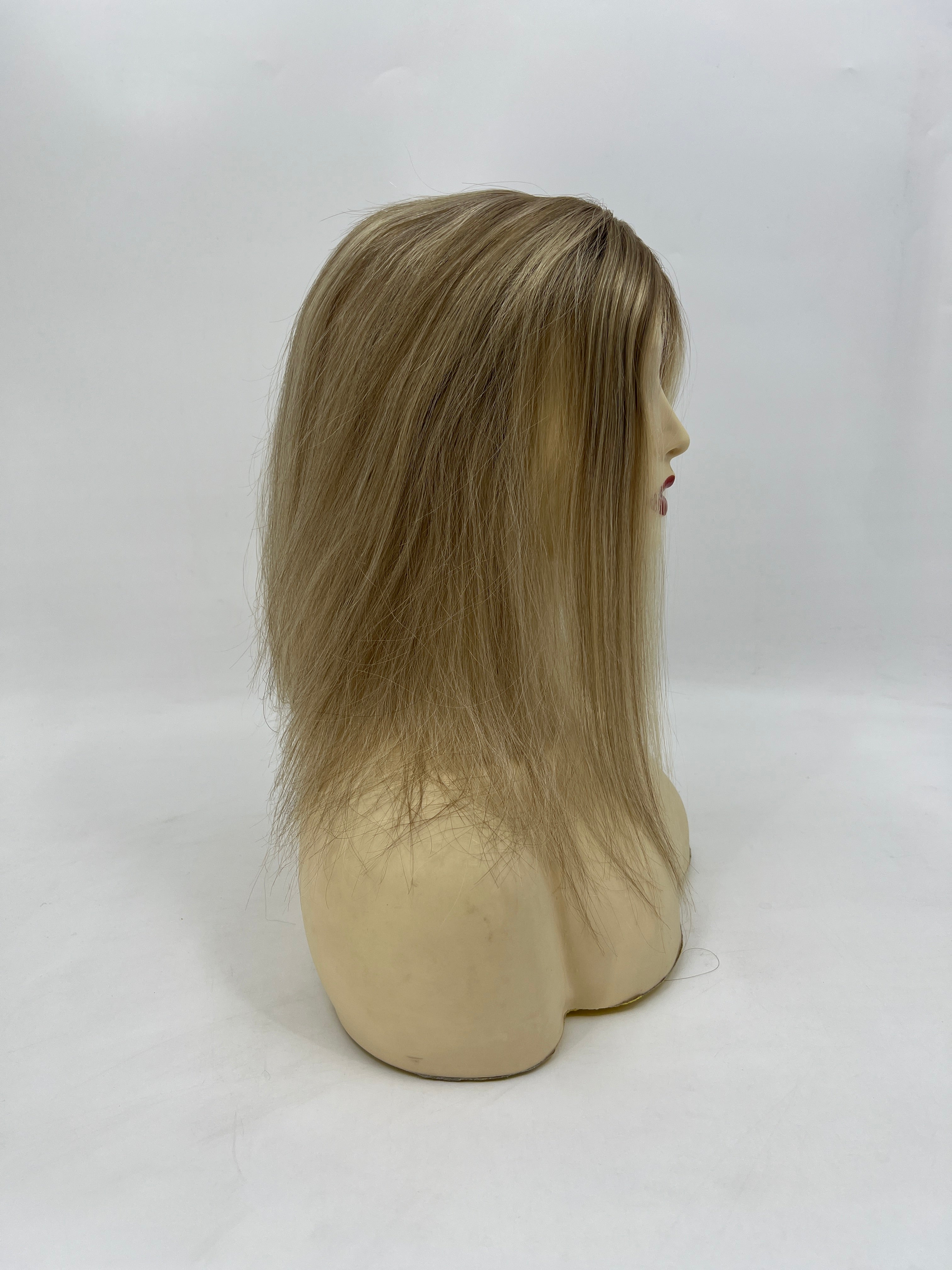 BLT-FS101 | 6×6.5″ Silk Top Wig | Premium European Straight Hair | Rich R24A# Brown
