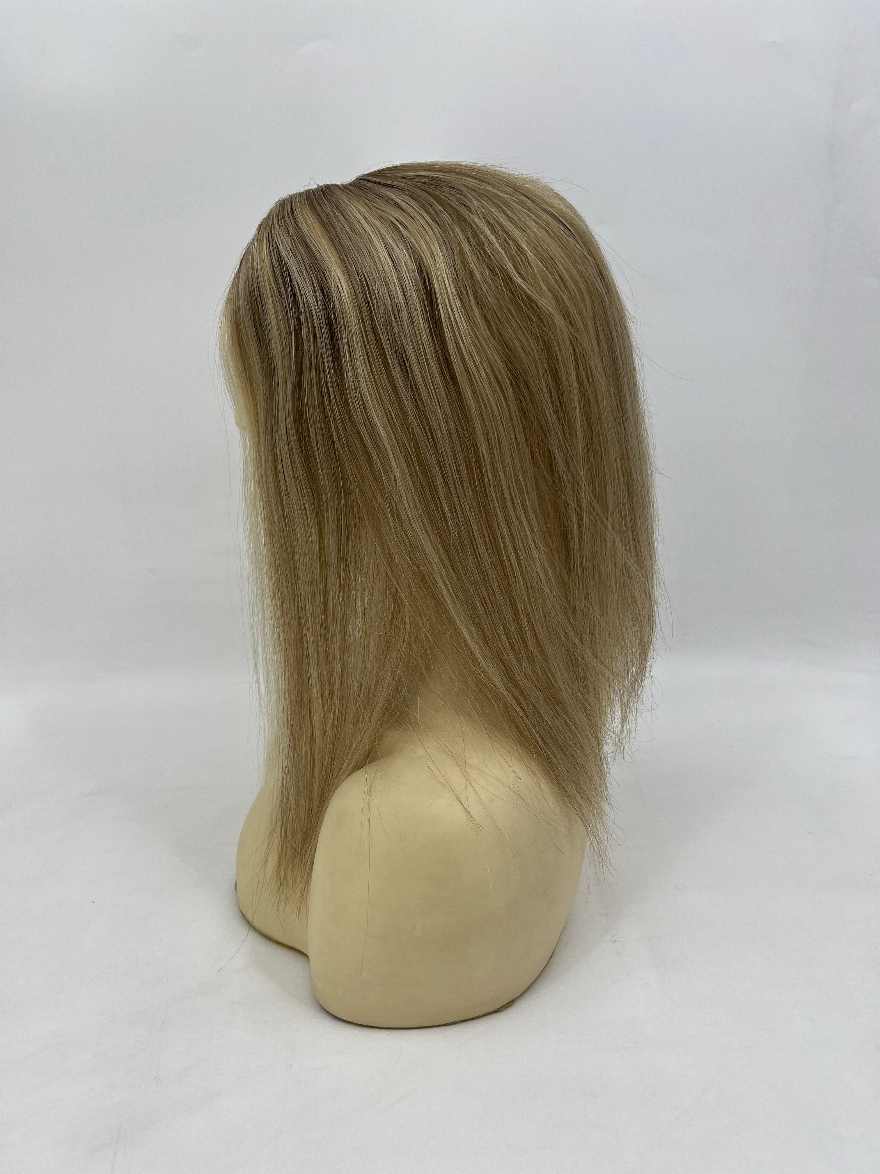 BLT-FS101 | 6×6.5″ Silk Top Wig | Premium European Straight Hair | Rich R24A# Brown