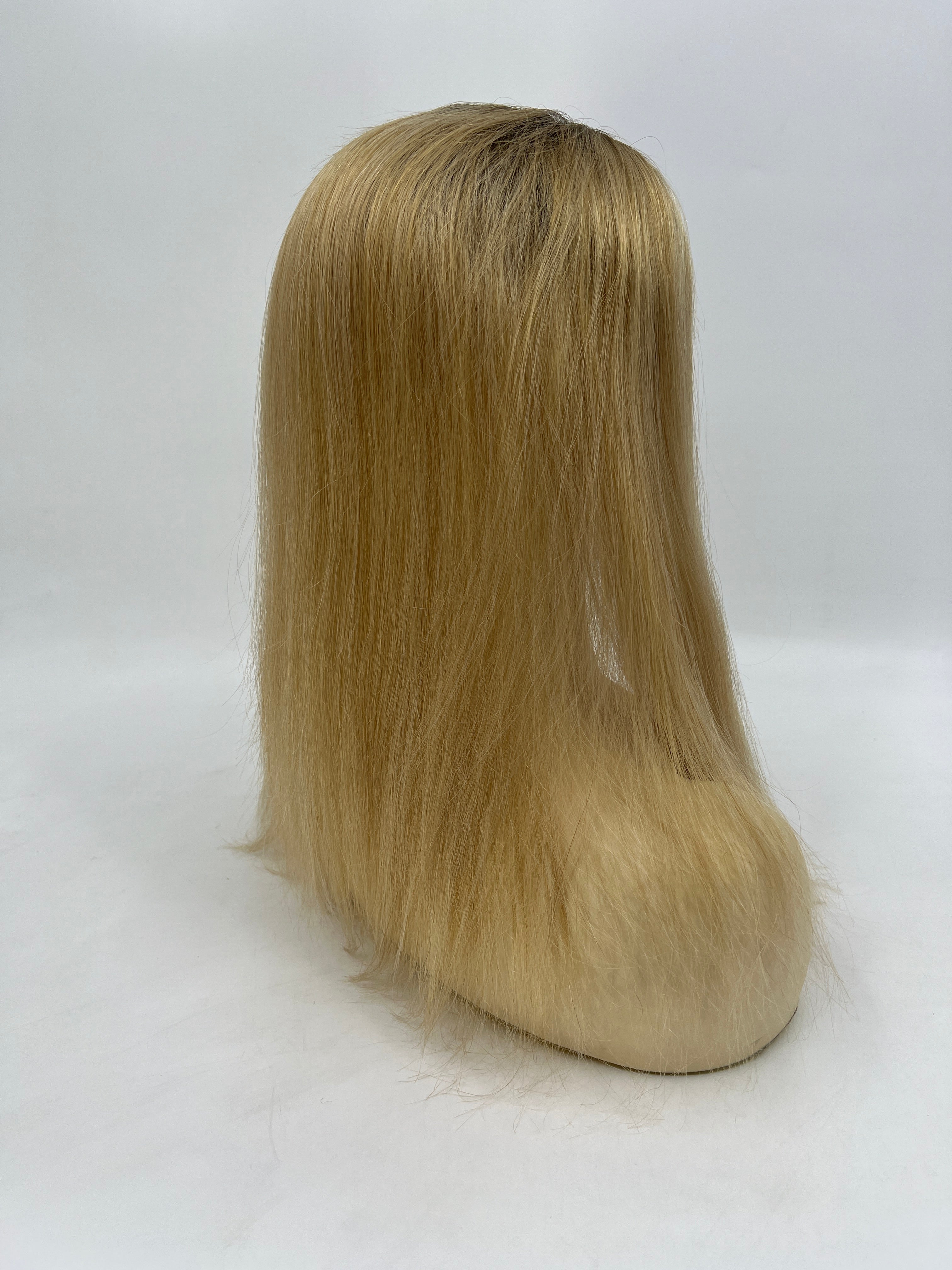 BLT-FS101 | 6×6.5″ Silk Top Wig | European Hair with R25AL#-24-613R Balayage | 130% Density