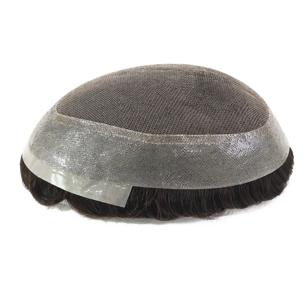 SilkCraftWigs DURA AUS | Men's Hybrid Lace & PU Hair System | 100% Hand-Tied | Multiple Sizes & Colors