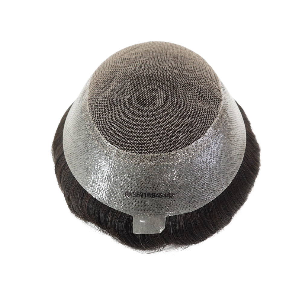 SilkCraftWigs DURA AUS | Men's Hybrid Lace & PU Hair System | 100% Hand-Tied | Multiple Sizes & Colors