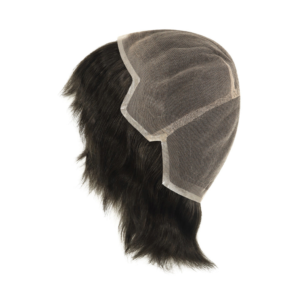 SilkCraftWigs FW63 | Men‘s Full Hand-Tied Wig | Breathable & Natural | M Size | 2 Colors (#1B, #1C)