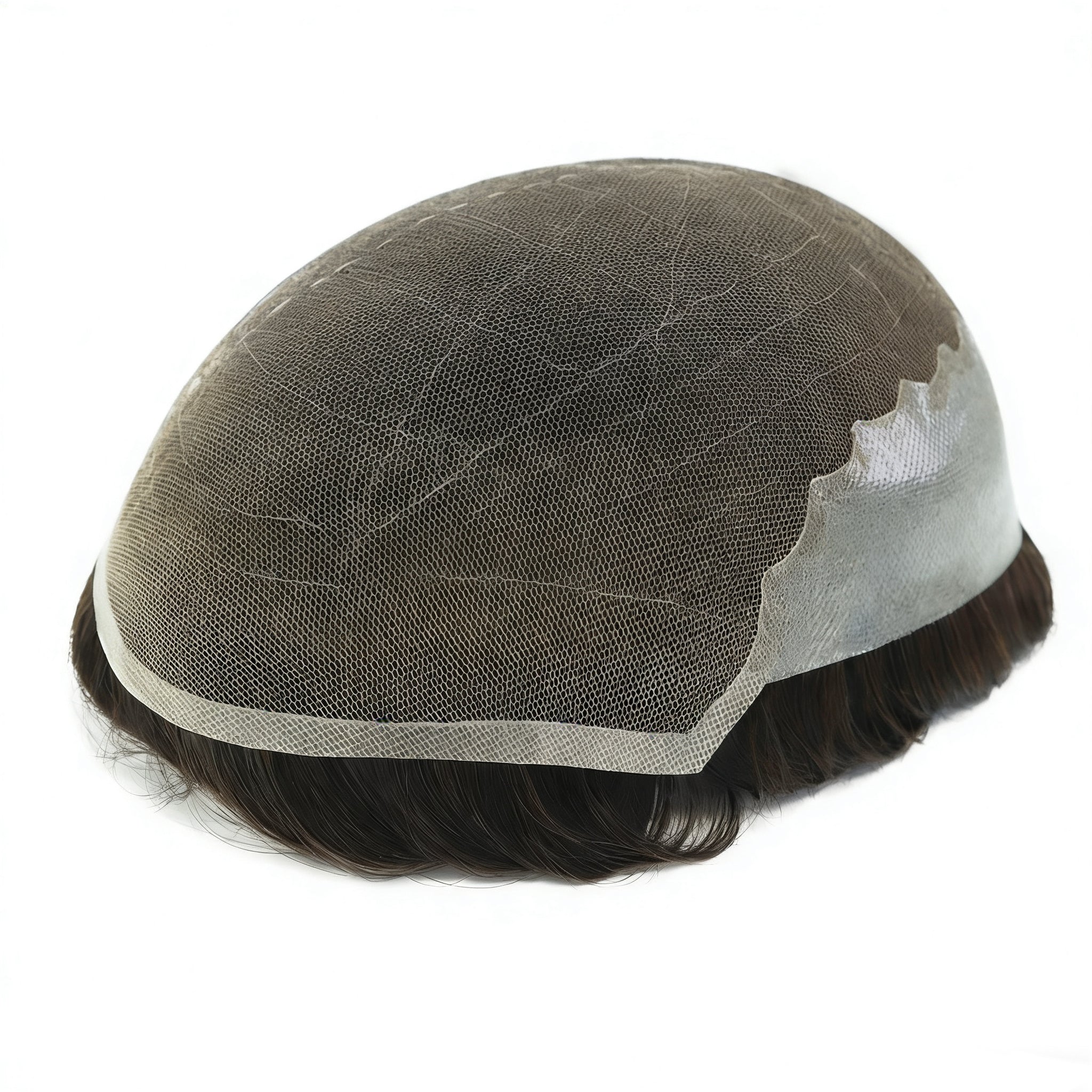 Silkcraft Wigs Q6 Swiss Lace Hair System for Men – Lace Front PU Perimeter Human Hair Toupee