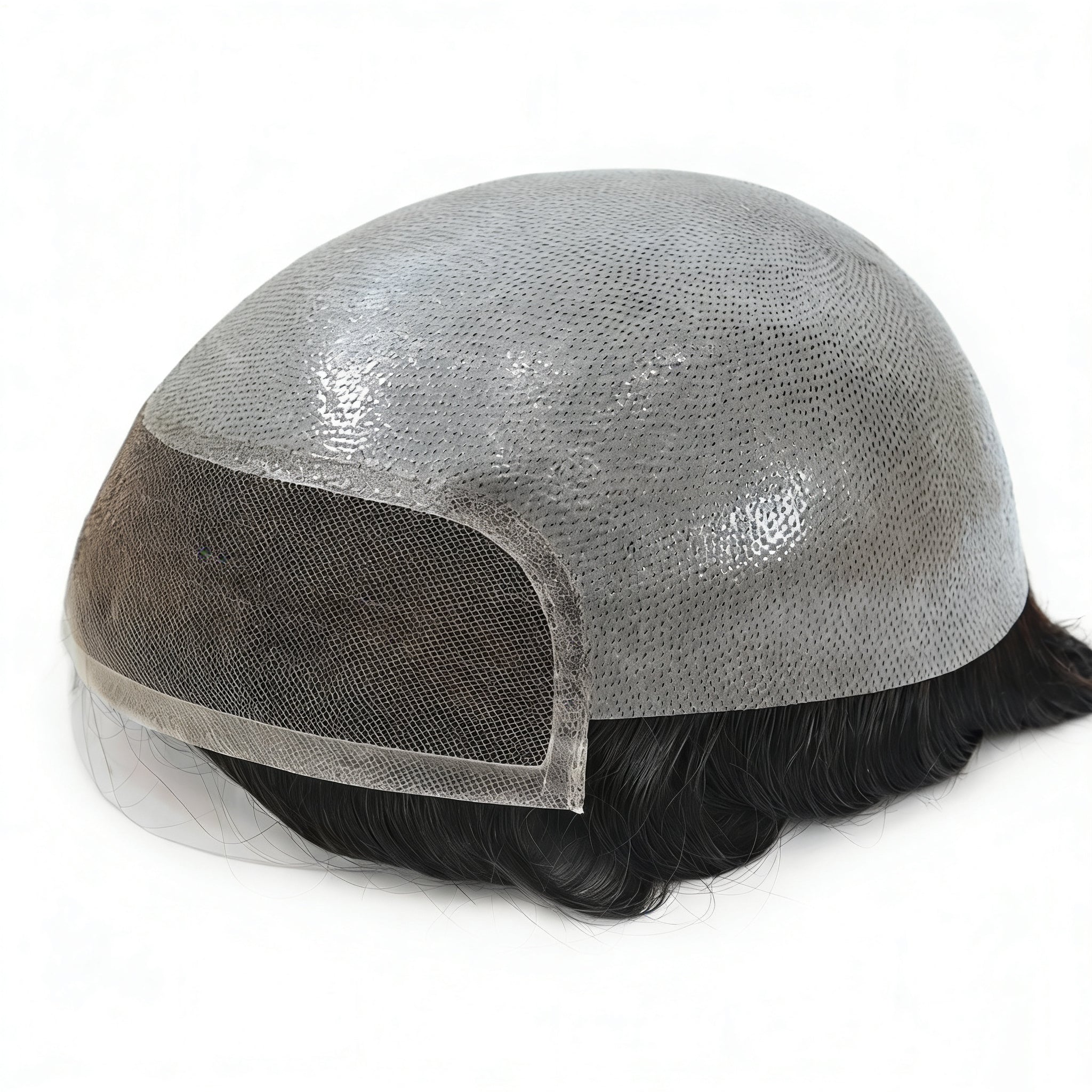 Silkcraft Wigs Ominilace Lace Front PU Back Hair System for Men – Human Hair Toupee 6 Inch