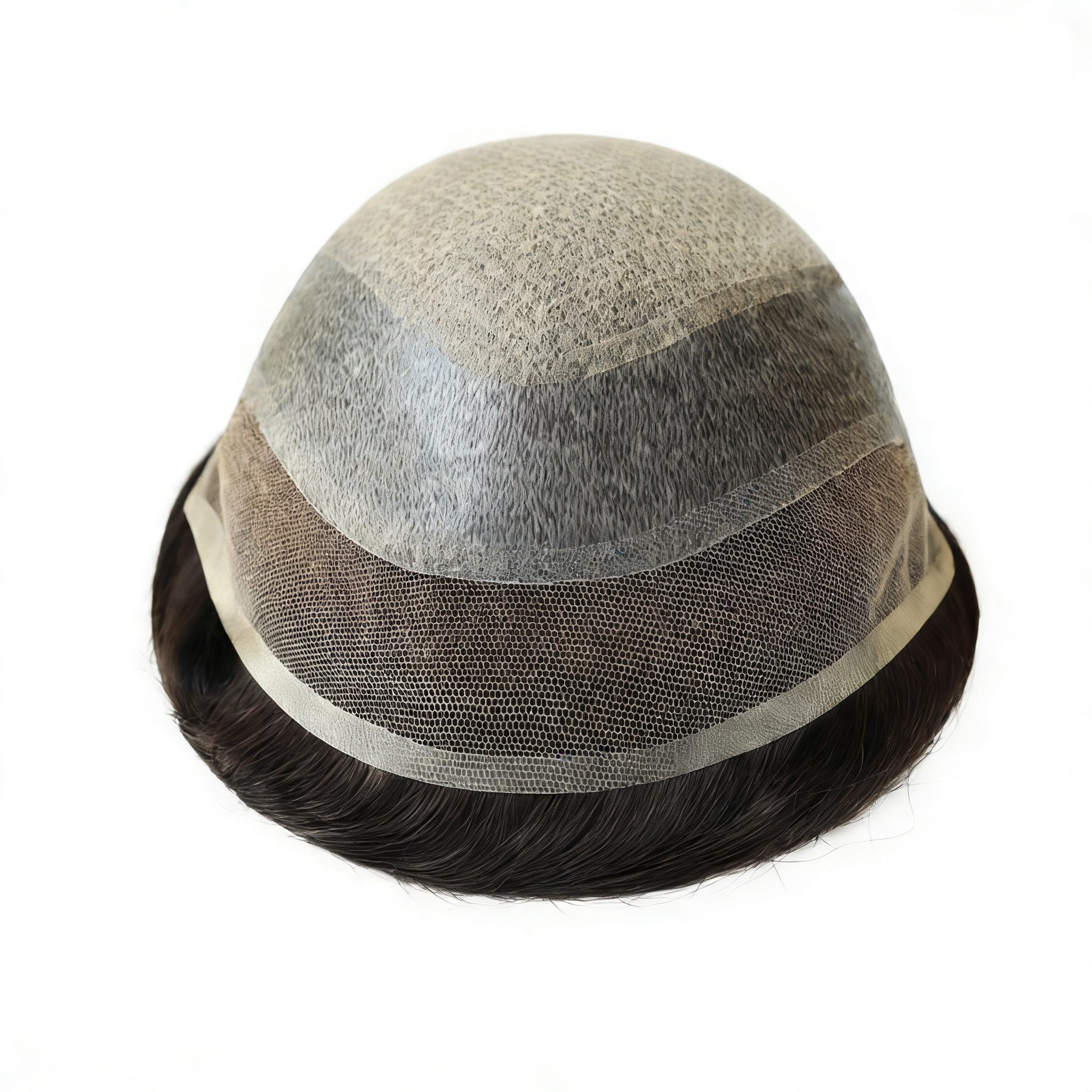 Silkcraft Wigs New I-Lace Hair System for Men – Lace Front Injected Skin Toupee 8 Inch Human Hair