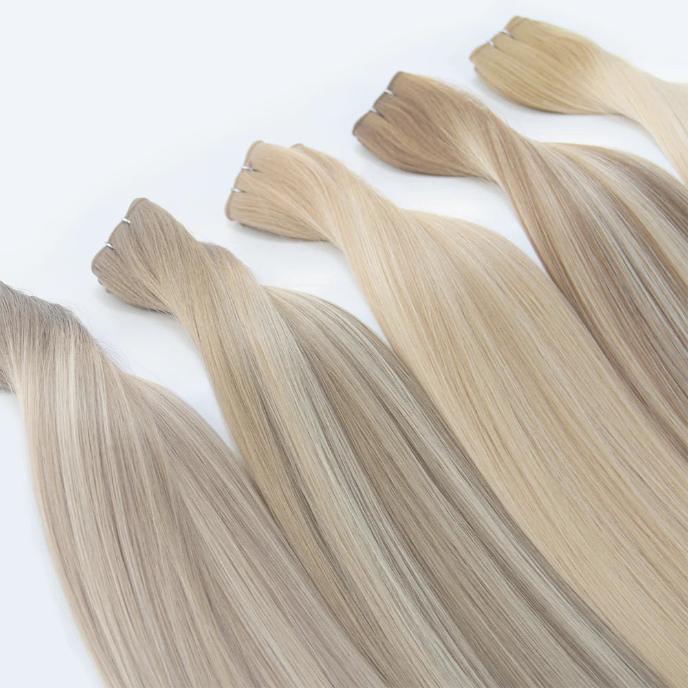 T18A/18A/60A Premium Virgin Hair Genius Weft Extensions – 83 cm Wholesale & OEM