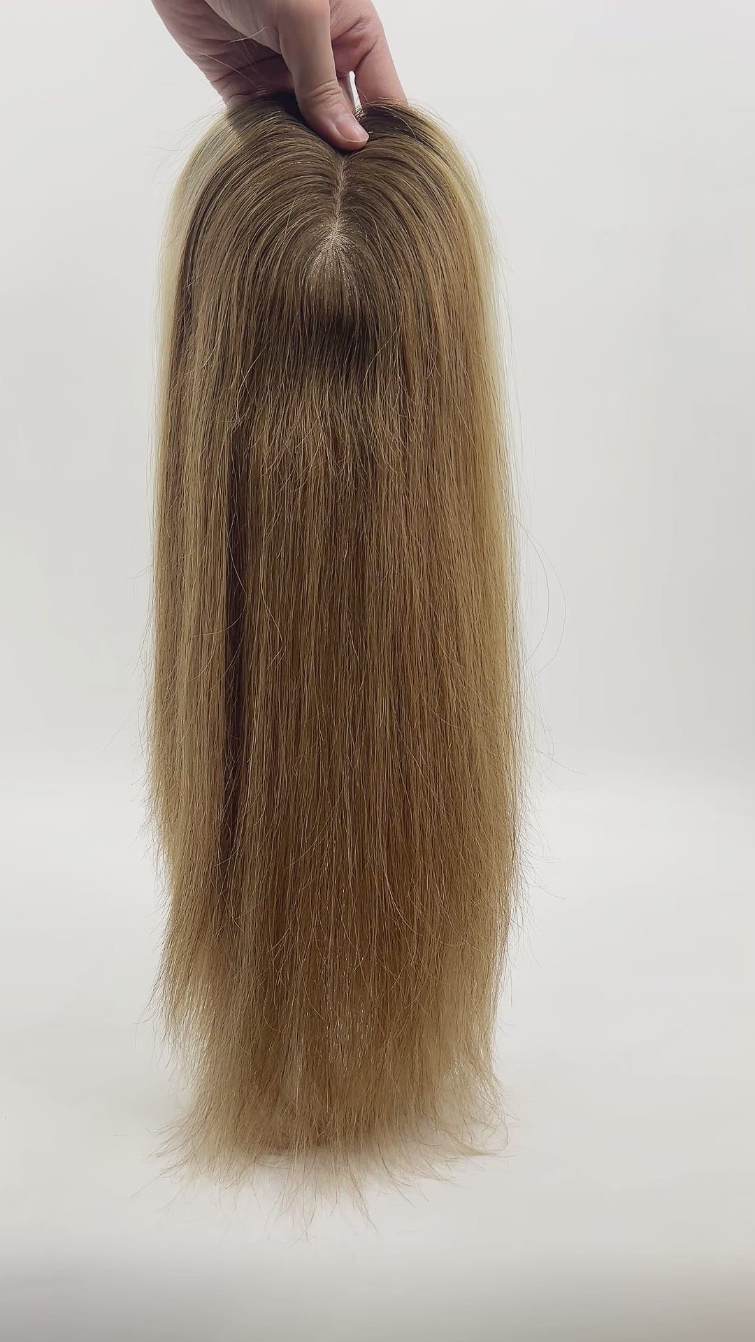 BLT-FS121 | 8x8 Silk Top & Wefted Back Wig | Straight Virgin Hair | T4/8/60 Blend | SilkCraft Wigs