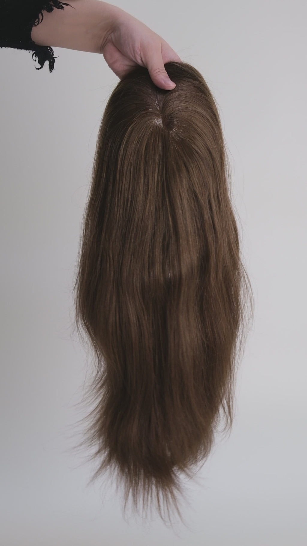 SilkCraft Wigs | Korean Lace & Poly Edge Topper | 16″ Brazilian Hair | 130% Medium Density