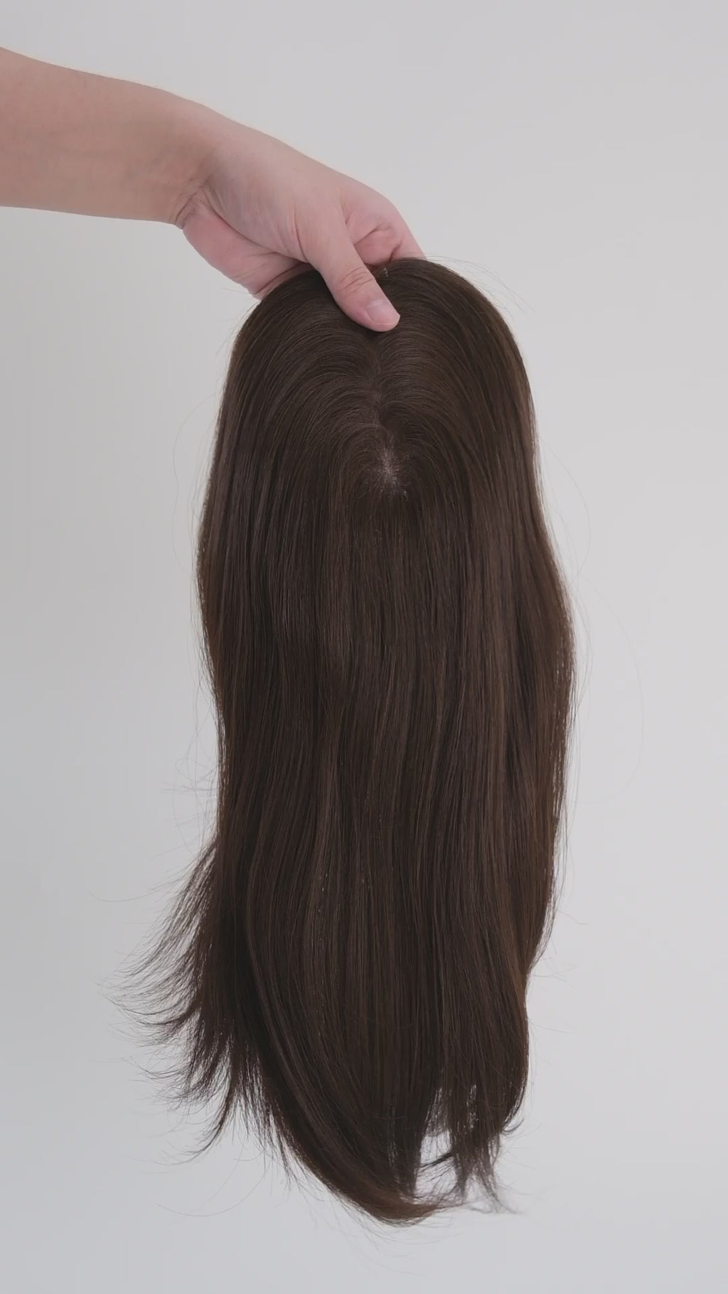 SilkCraft Wigs |  Silk Top Hair Topper | 5.5″x6.5″ Base | 16″ Straight | 120% Density