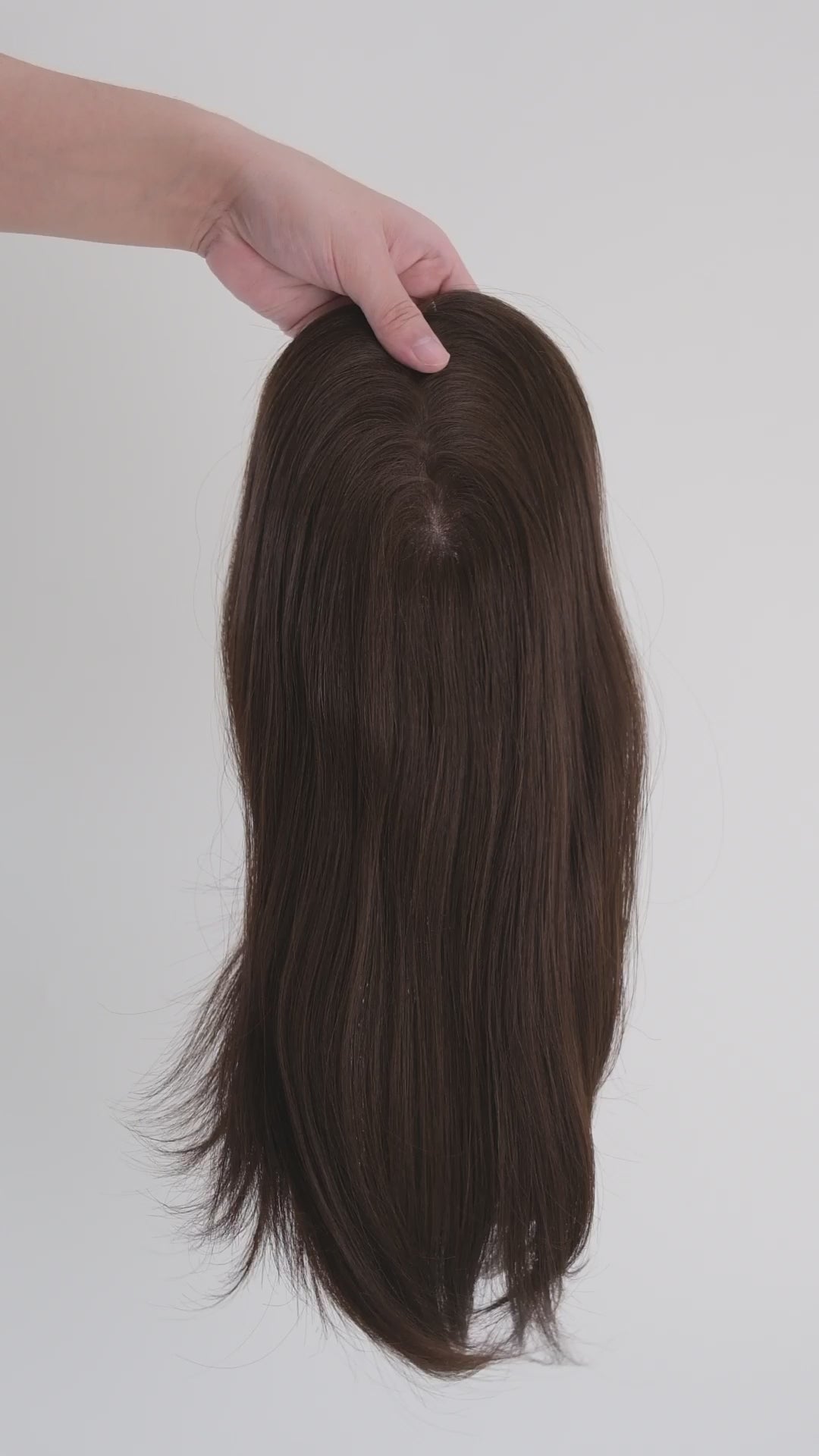 SilkCraft Wigs |  Silk Top Hair Topper | 5.5″x6.5″ Base | 16″ Straight | 120% Density