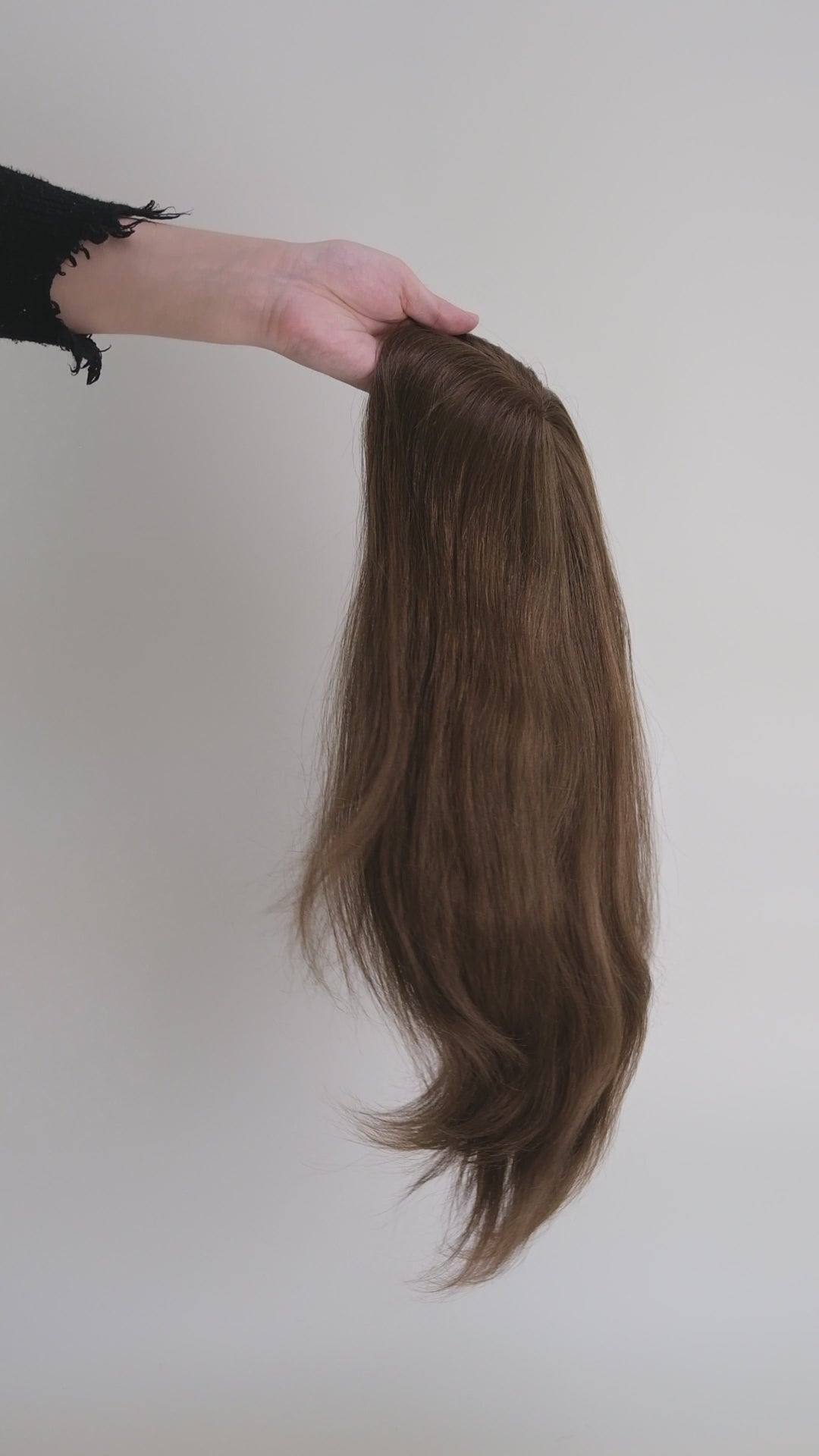 SilkCraft Wigs | Hair Topper with French Lace & Polyskin Edge | 7″x9″ Base | 16″ Brazilian Straight | 130% Density