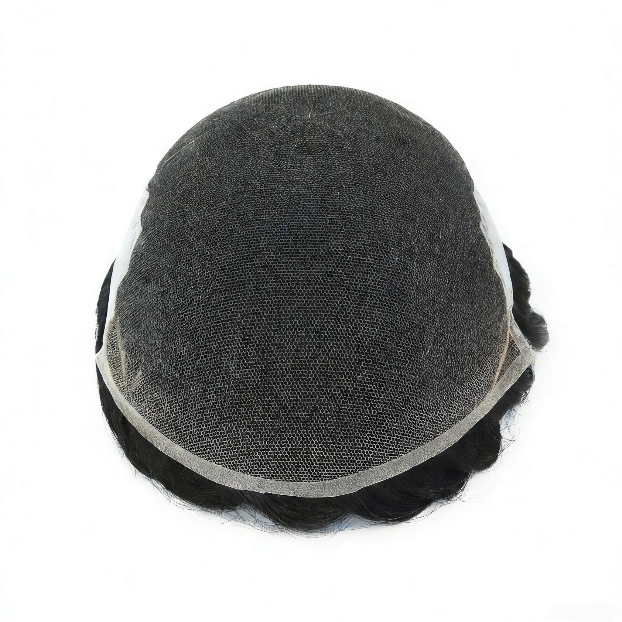 Silkcraft Wigs Q6 Swiss Lace Front Hair System for Men – PU Perimeter Human Hair Toupee 6 Inch