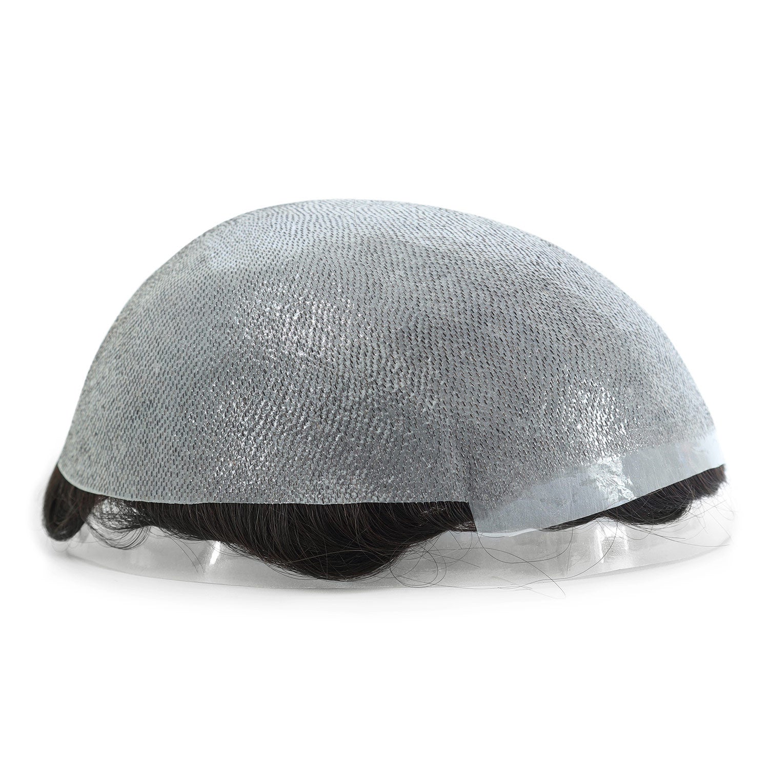 BIO #3 Men‘s Hair System | 8"x10" Ultra-Thin PU Base | Natural Human Hair | Multiple Brown Shades