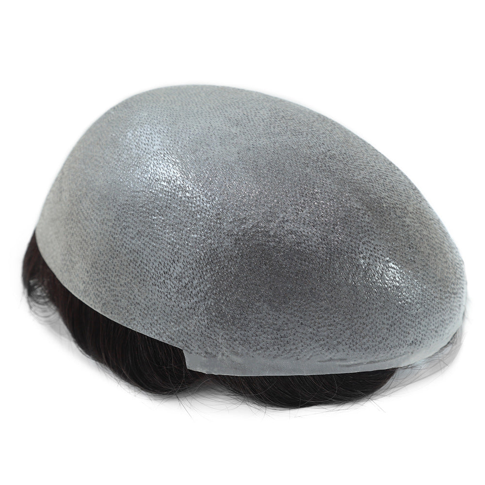 CNG#1B Men‘s Hair System | 8"x10" Ultra-Thin PU Base | V-Loop Hand-Tied | Silkcraft Wigs