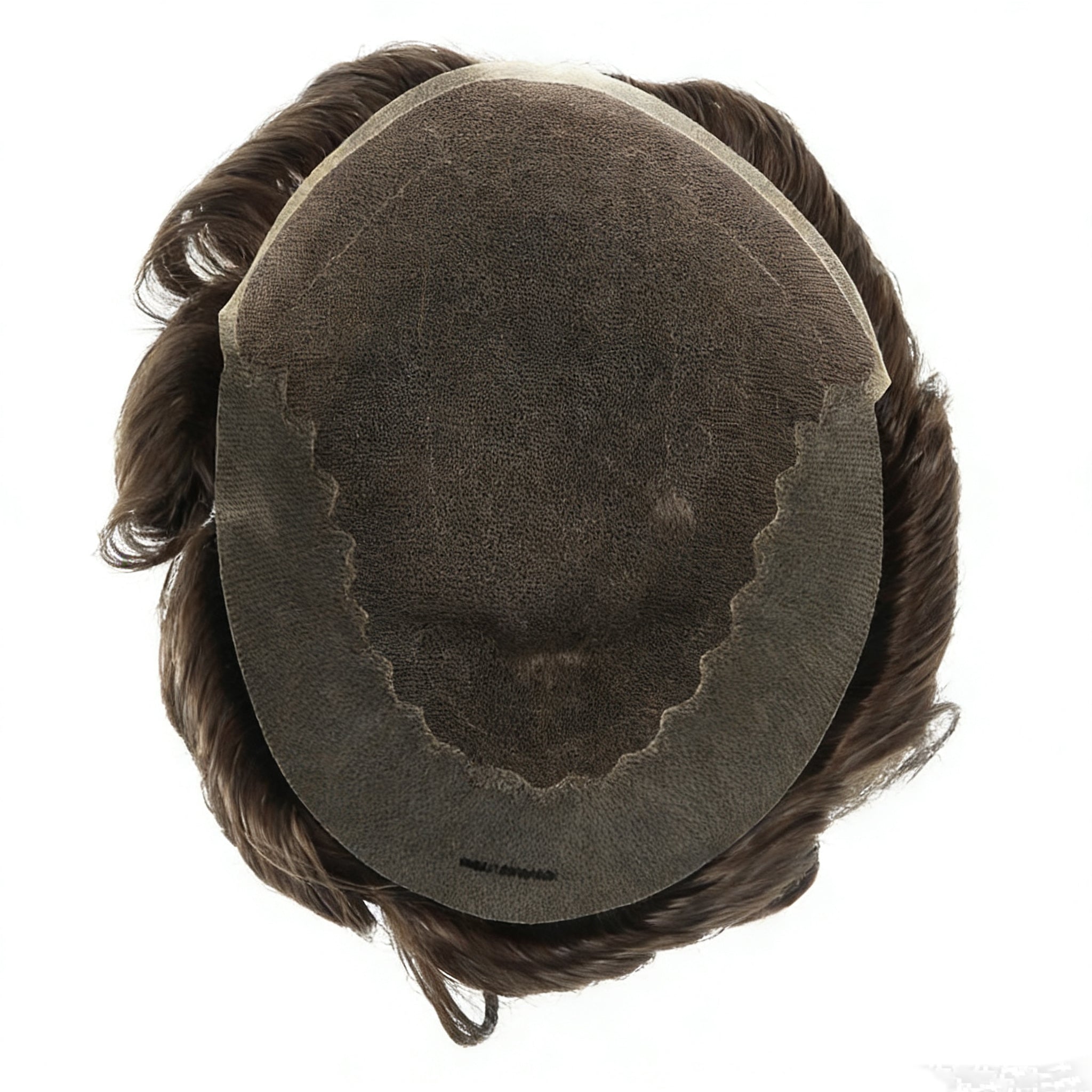 Silkcraft Wigs Q6 Swiss Lace Front Hair System for Men – PU Perimeter Human Hair Toupee 6 Inch