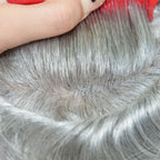 SilkCraftWigs ARES 8x10" Men‘s Hair System | PU Perimeter + MONO Top | Hand-Tied | Multi-Color