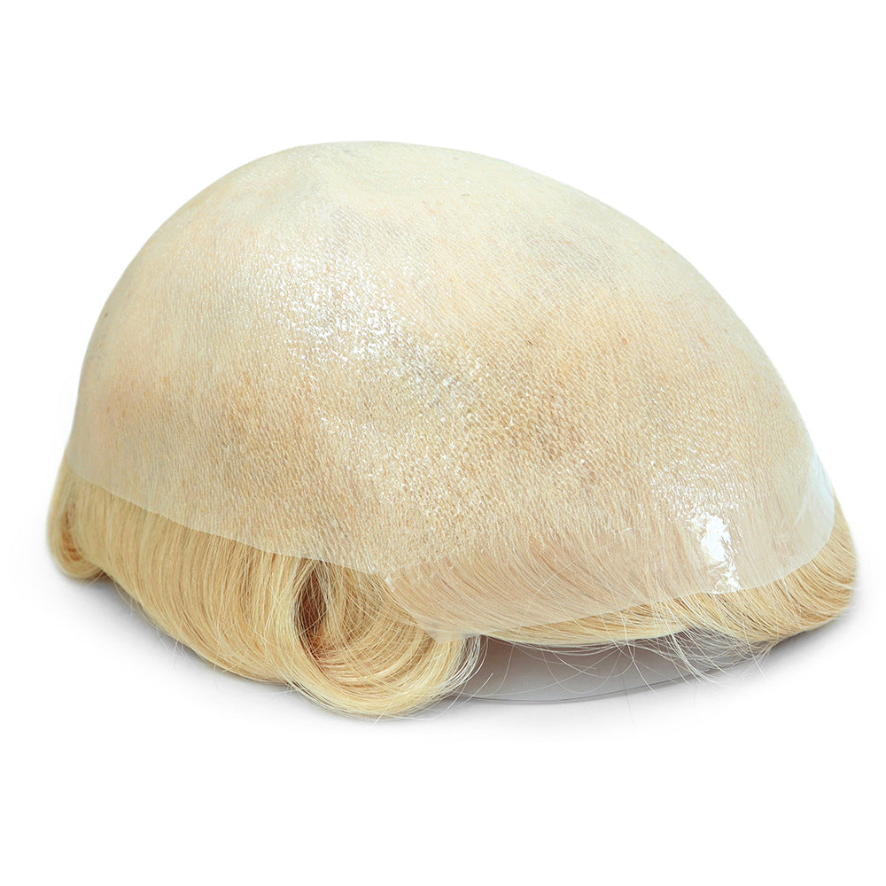 SilkCraftWigs BIO 8x10" PU Base Hair System | #613 | Hand-Tied