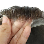 SilkCraftWigs CNG 8x10" PU Base Hair System | #4-#4ASH Shades | Hand-Tied