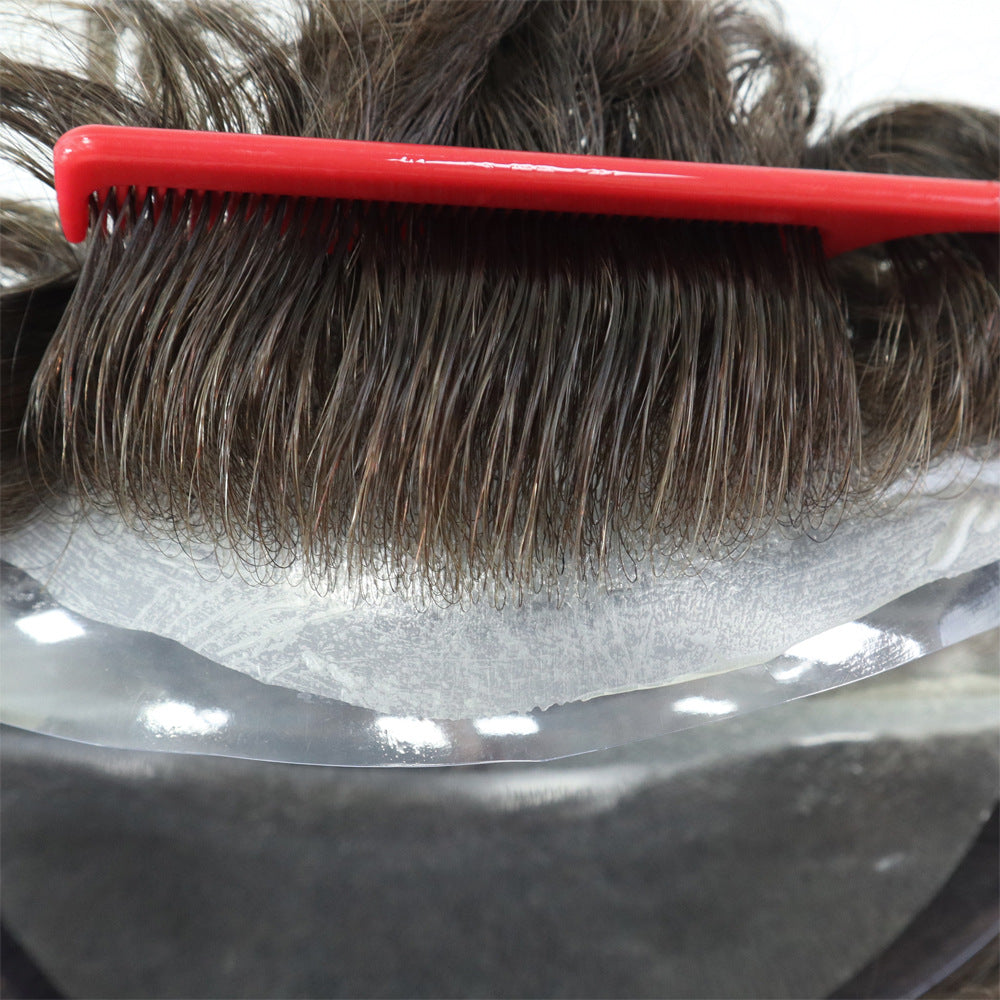 SilkCraftWigs CNG 8x10" PU Base Hair System | #4-#4ASH Shades | Hand-Tied