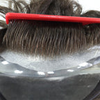 SilkCraftWigs CNG 8x10" PU Base Hair System | #4-#4ASH Shades | Hand-Tied