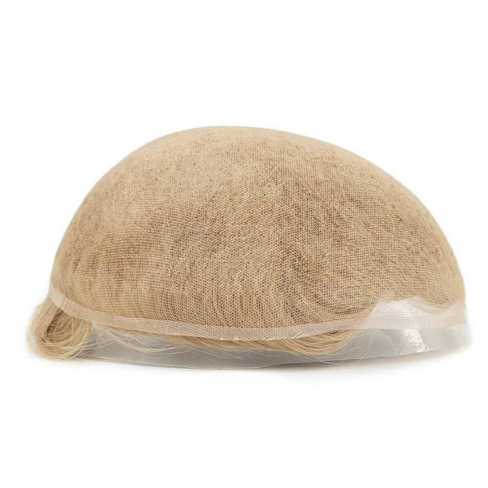 SilkCraftWigs FULL LACE | Men‘s 8×10″ French Lace Hair System | 100% Hand-Tied | Multiple Natural Colors