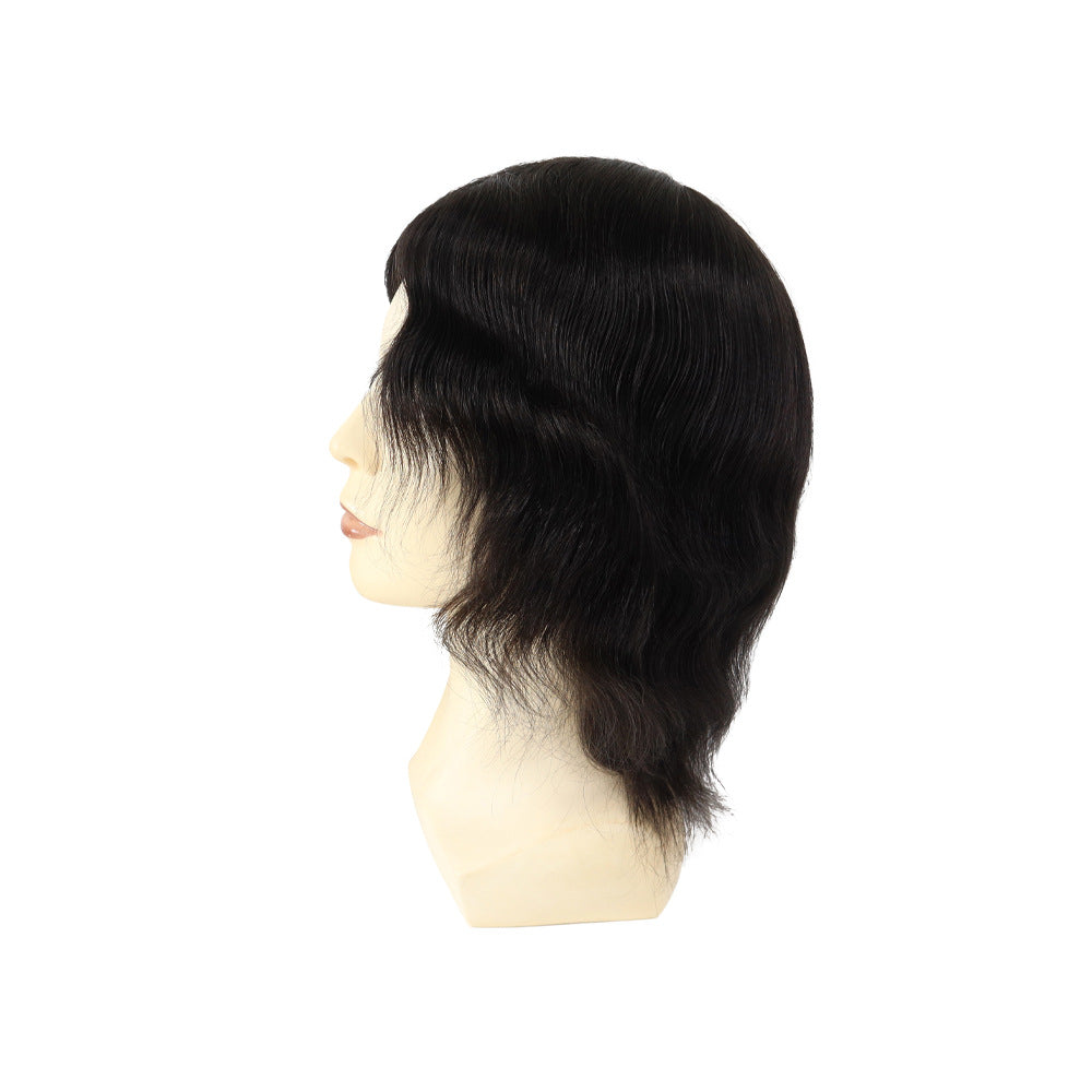SilkCraftWigs FW62 Men's Full Hand-Tied Wig | Breathable Base | 8 Natural Colors | Human Hair