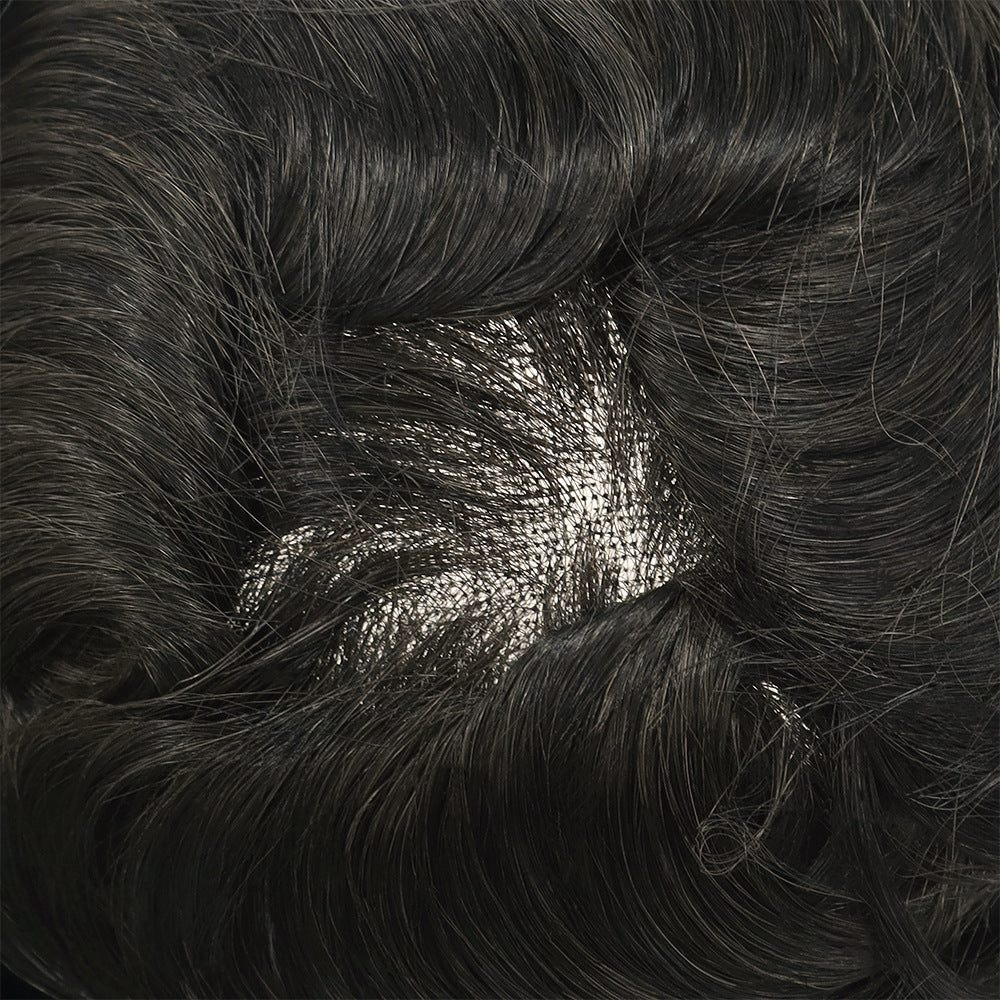 SilkCraftWigs 8x10" Men's Hair System | PU + Lace Base | Hand-Tied | Multi-Color