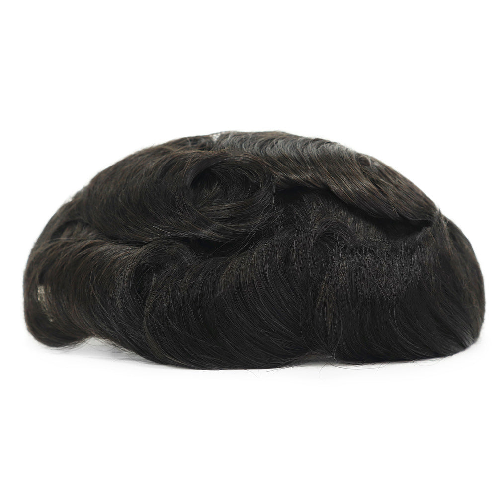 SilkCraftWigs 8x10" Men's Hair System | PU + Lace Base | Hand-Tied | Multi-Color