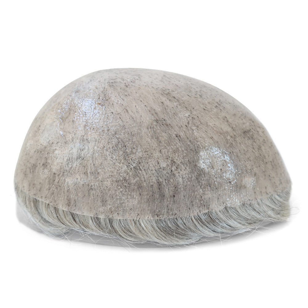 SilkCraftWigs ISKIN 8x10" PU Base Hair System | #1B80H | Hand-Tied