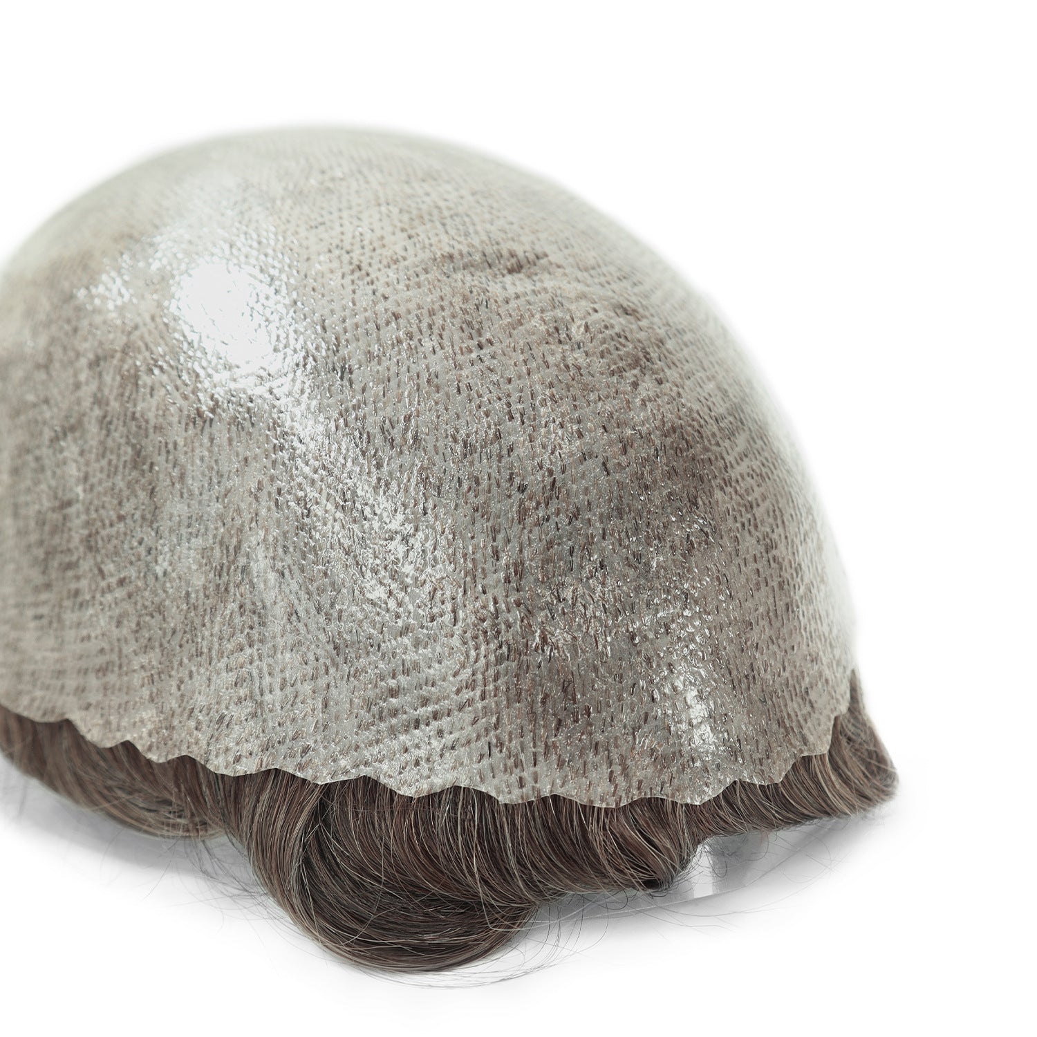 SilkCraftWigs ISKIN 8x10" PU Base Hair System | #7 Color | Hand-Tied