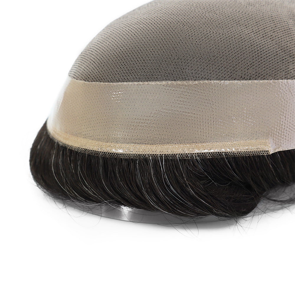 SilkCraftWigs MONO 8x10" Men‘s Hair System | 100% MONO Base | Hand-Tied | Multi-Color