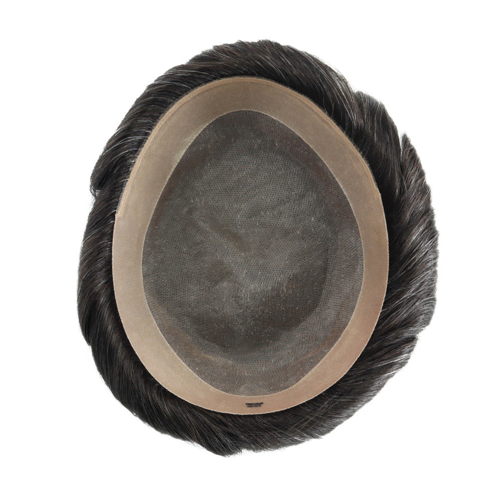 SilkCraftWigs MONO 8x10" Men‘s Hair System | 100% MONO Base | Hand-Tied | Multi-Color