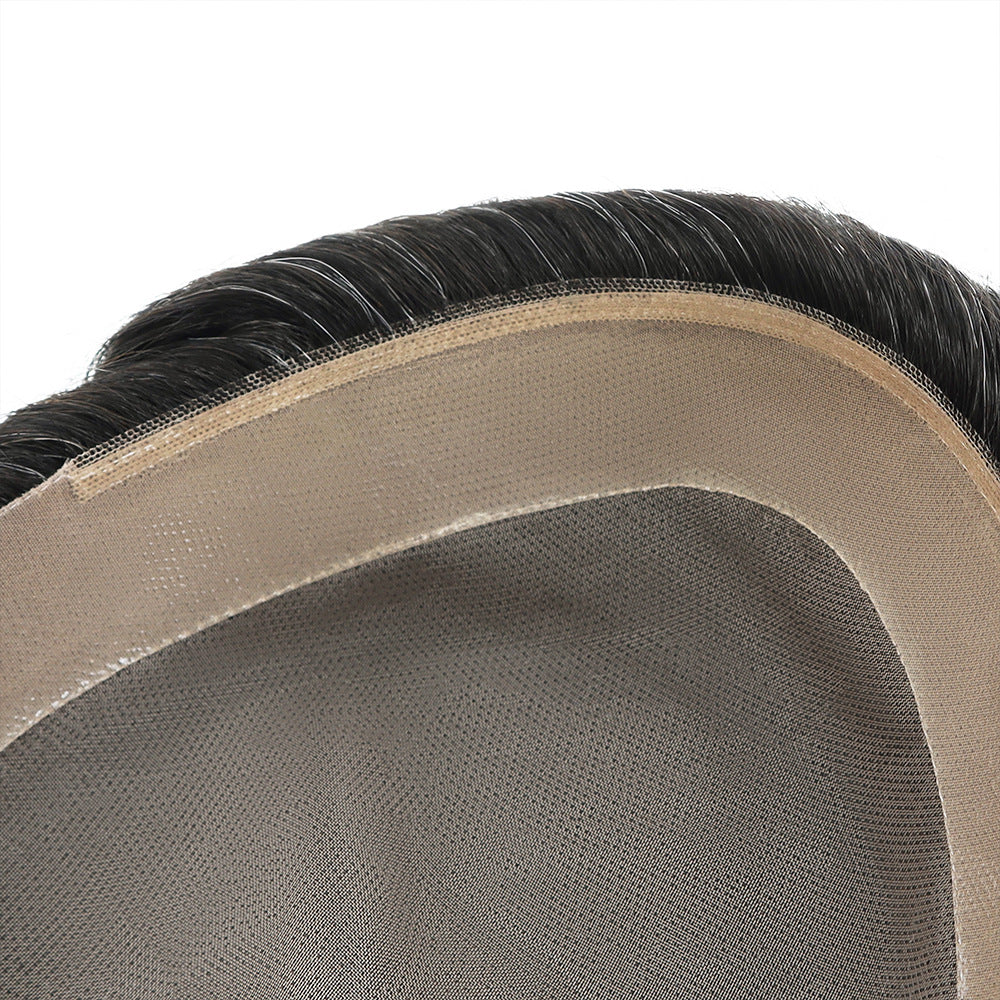 SilkCraftWigs MONO 8x10" Men‘s Hair System | 100% MONO Base | Hand-Tied | Multi-Color