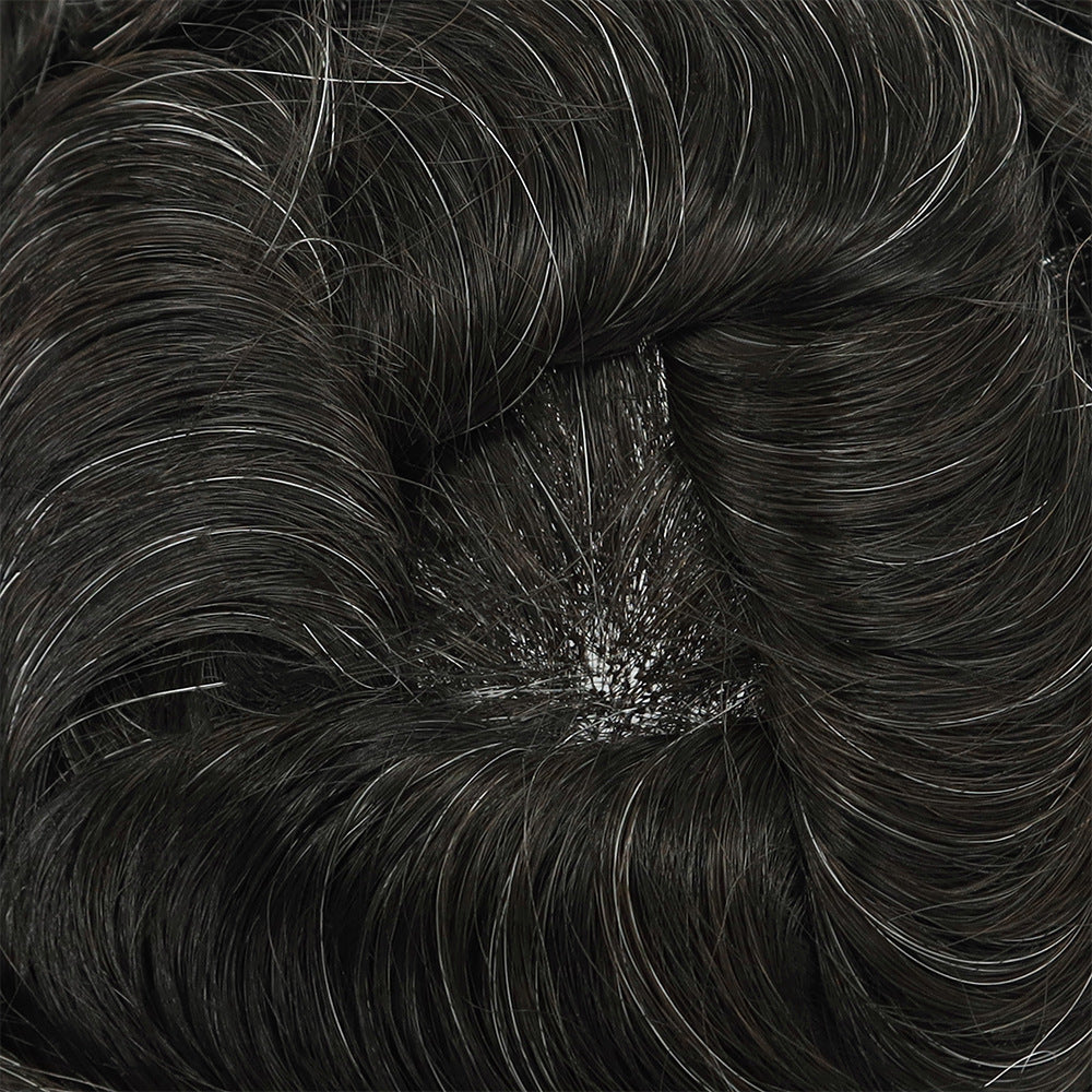 SilkCraftWigs MONO 8x10" Men‘s Hair System | 100% MONO Base | Hand-Tied | Multi-Color