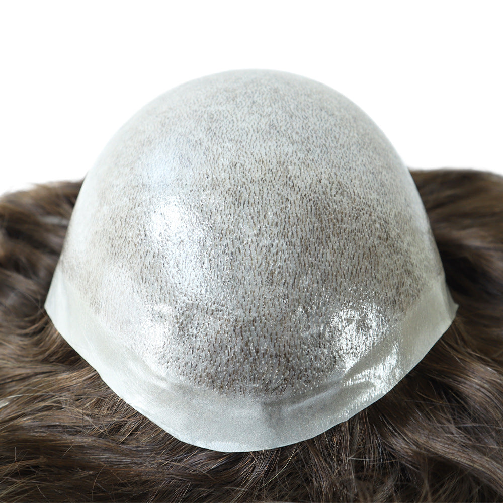 SilkCraftWigs RF INJ | 9″ Men‘s Hair System | 20+ Colors | 100% Hand-Tied Skin Base