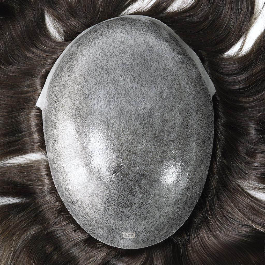 SilkCraftWigs RF INJ | 9″ Men‘s Hair System | 20+ Colors | 100% Hand-Tied Skin Base