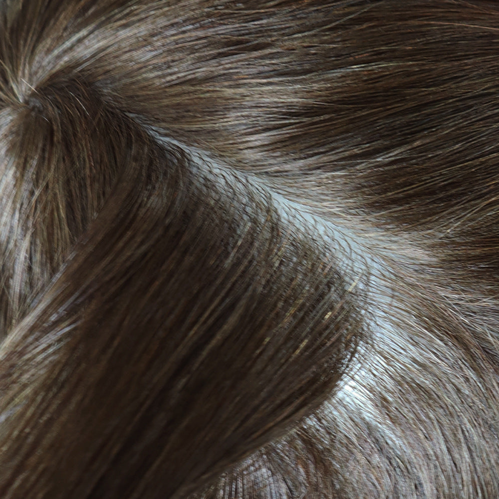 Silkcraft Wigs Injection Hair System for Men – 8x10 Natural Human Hair Toupee 9 Inch